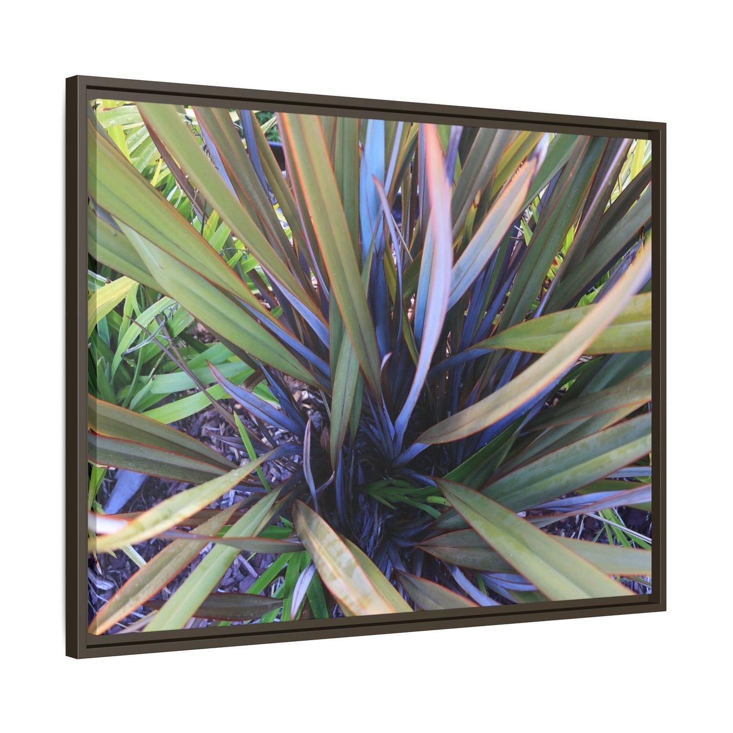 Radiant Leaves - Unique Stretched Canvas Wall Art