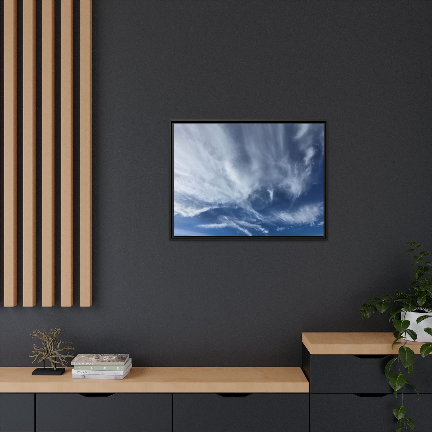 Ethereal Skies - Unique Stretched Canvas Wall Art