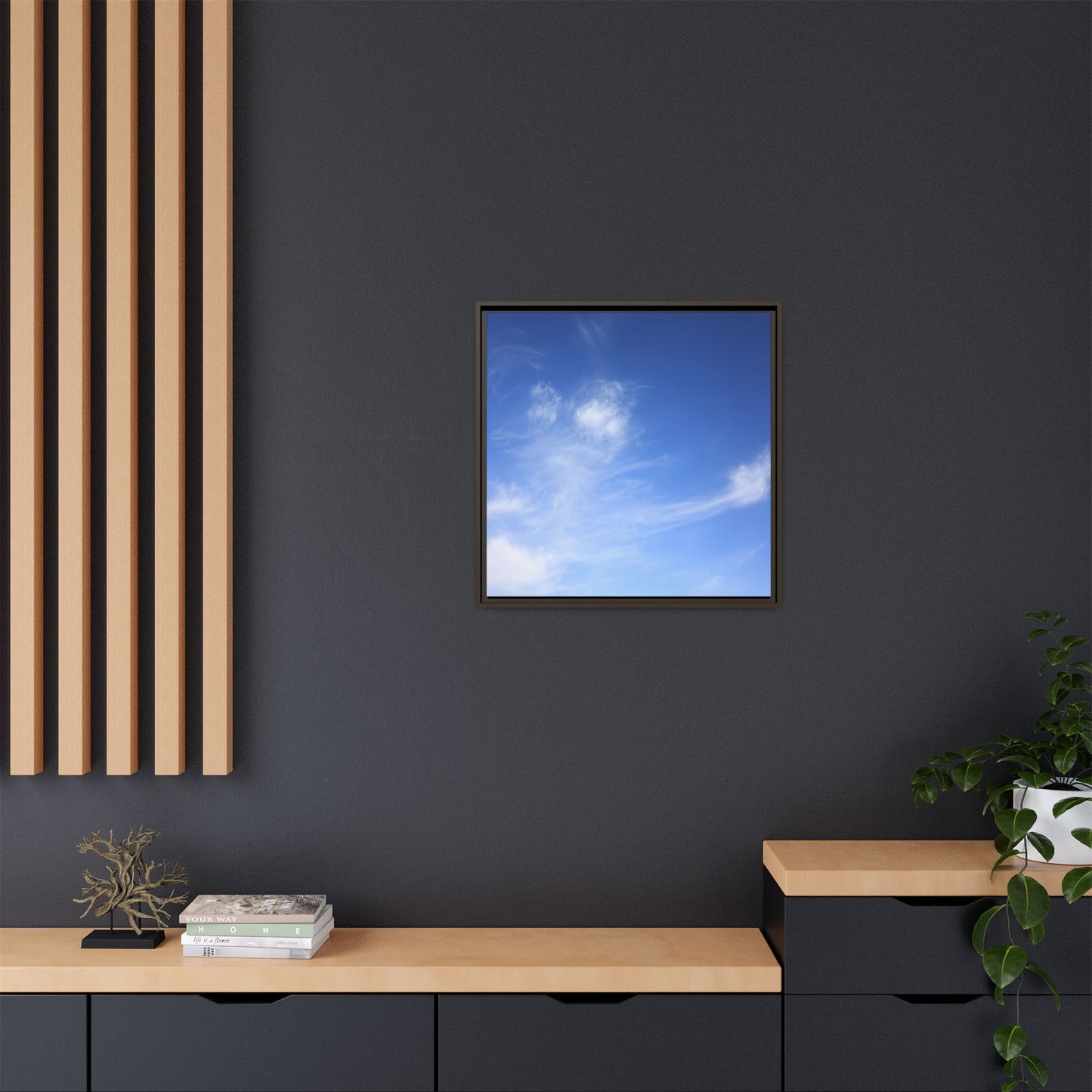 Blue Serenity - Unique Stretched Canvas Wall Art