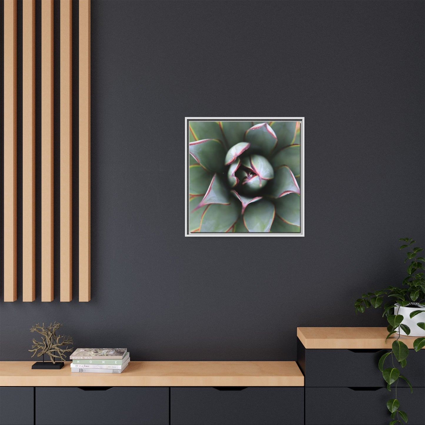 Spiky Elegance - Unique Stretched Canvas Wall Art
