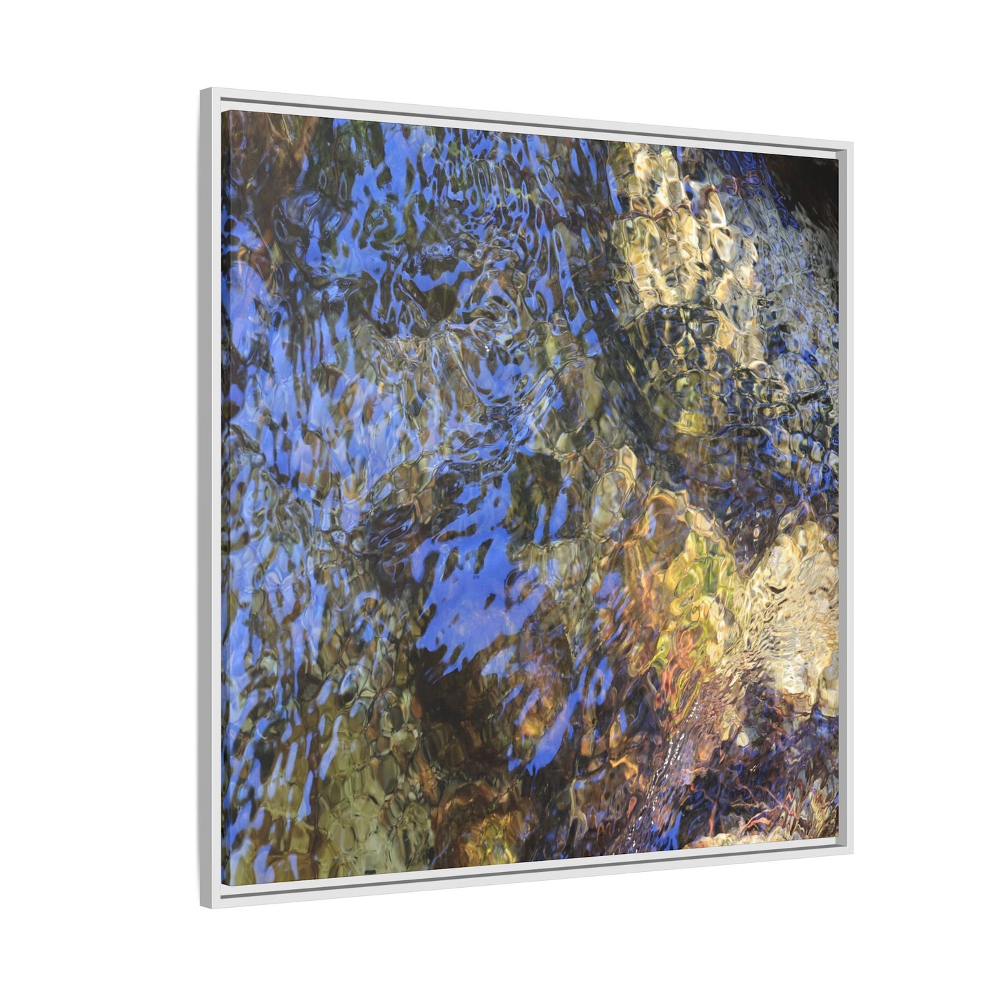 Aquatic Kaleidoscope - Unique Stretched Canvas Wall Art