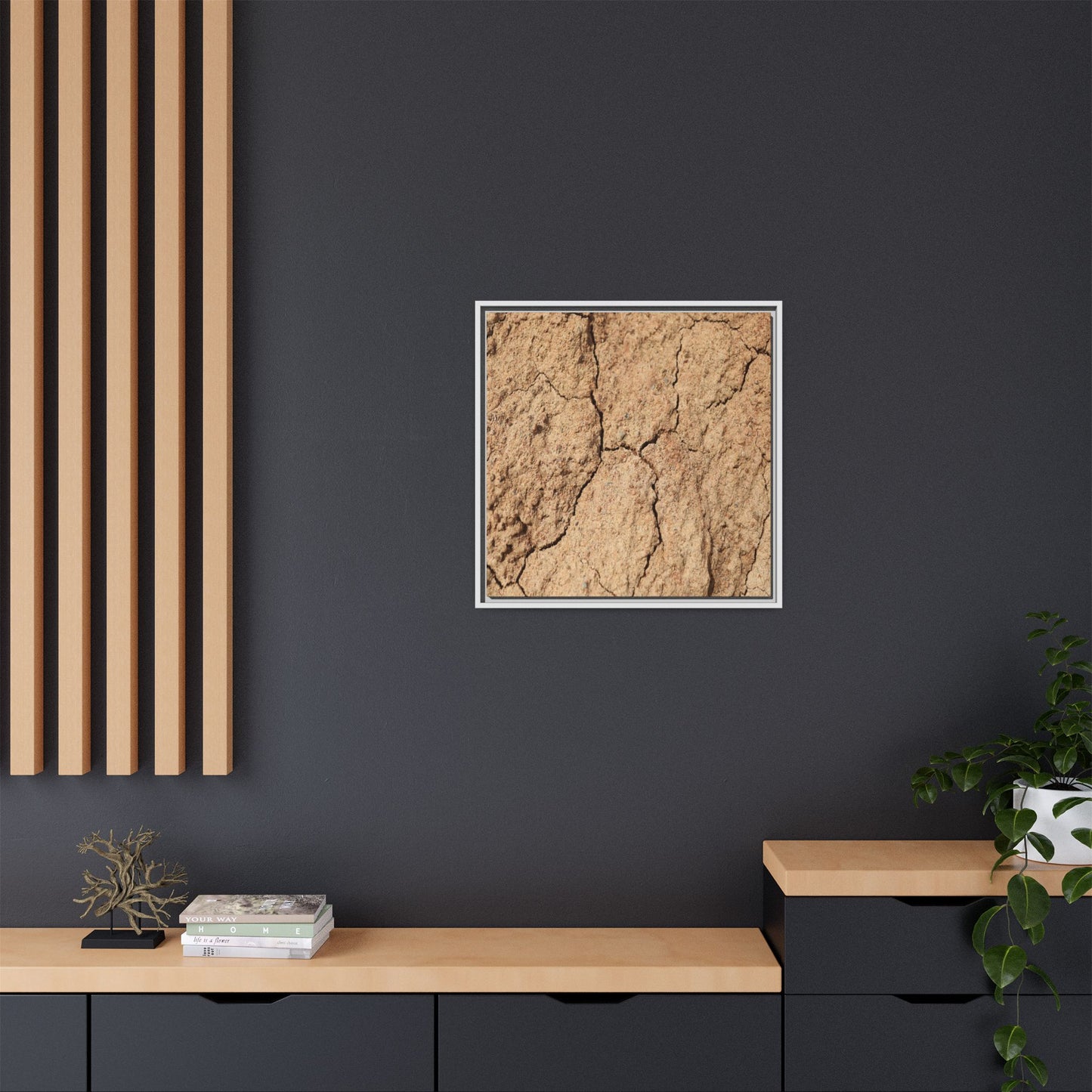 Parched Land - Unique Stretched Canvas Wall Art