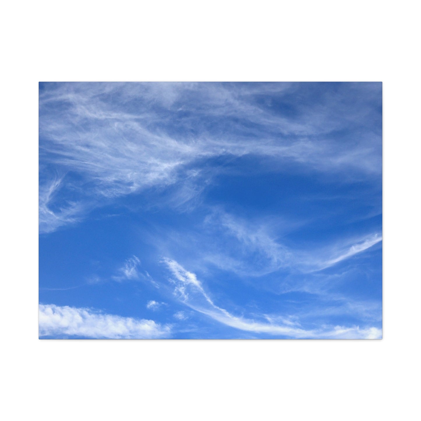Sky's Ethereal Dance - Unique Frameless Canvas Wall Art