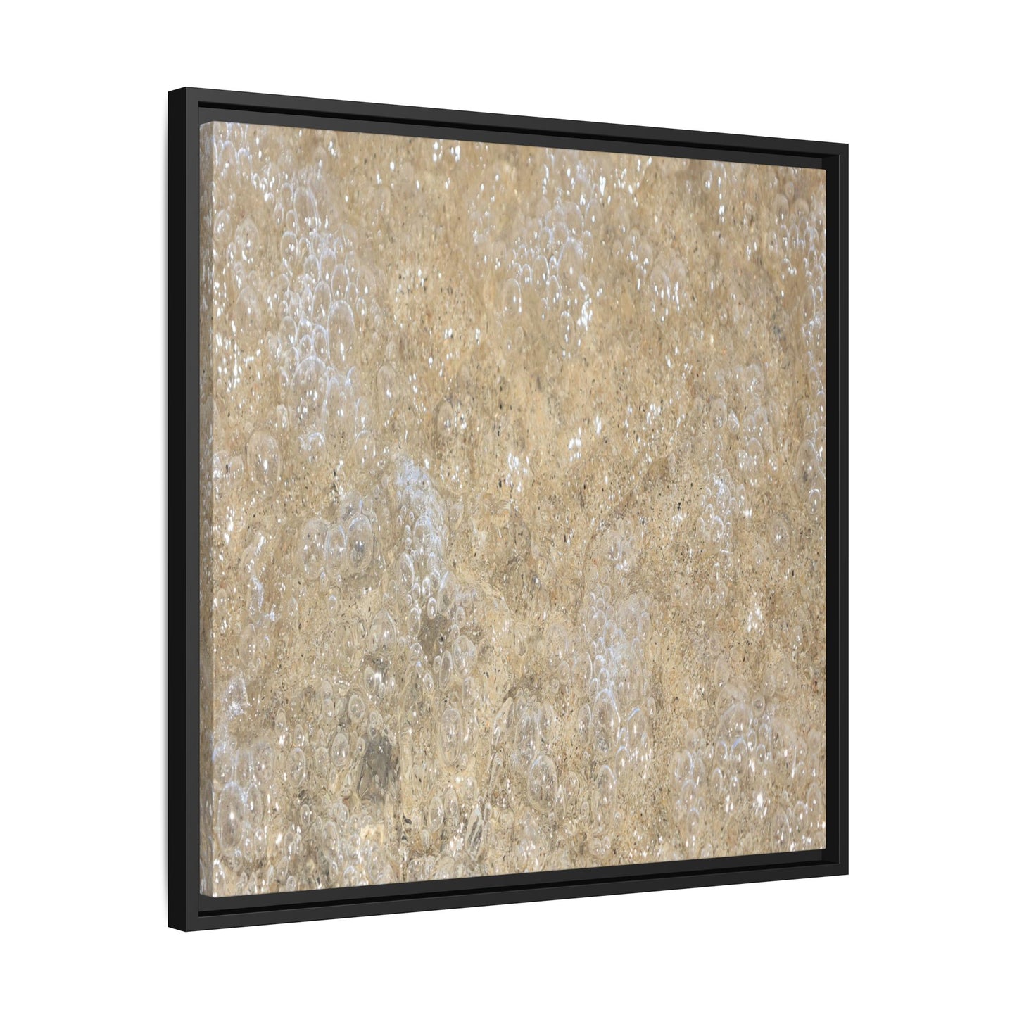 Bubbling Sand - Unique Stretched Canvas Wall Art
