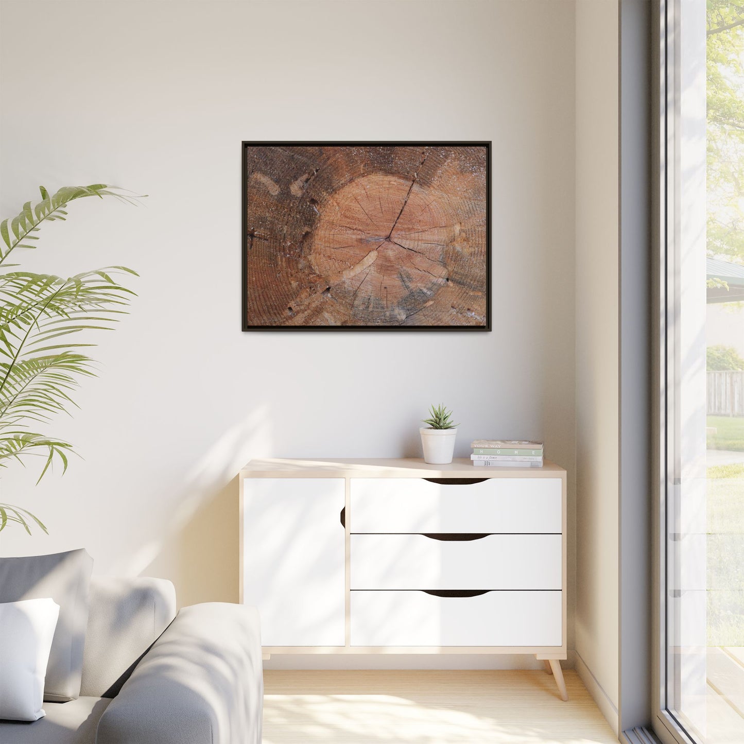 Concentric Memories - Unique Stretched Canvas Wall Art