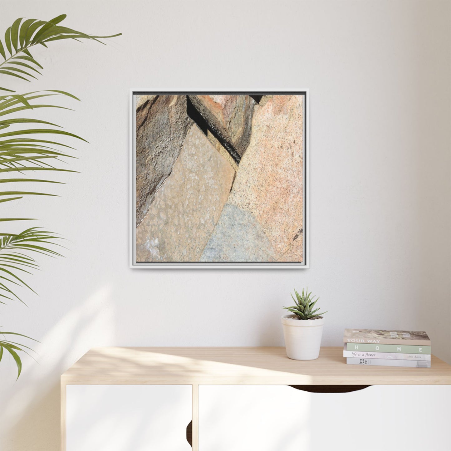 Rock Fragment - Unique Stretched Canvas Wall Art
