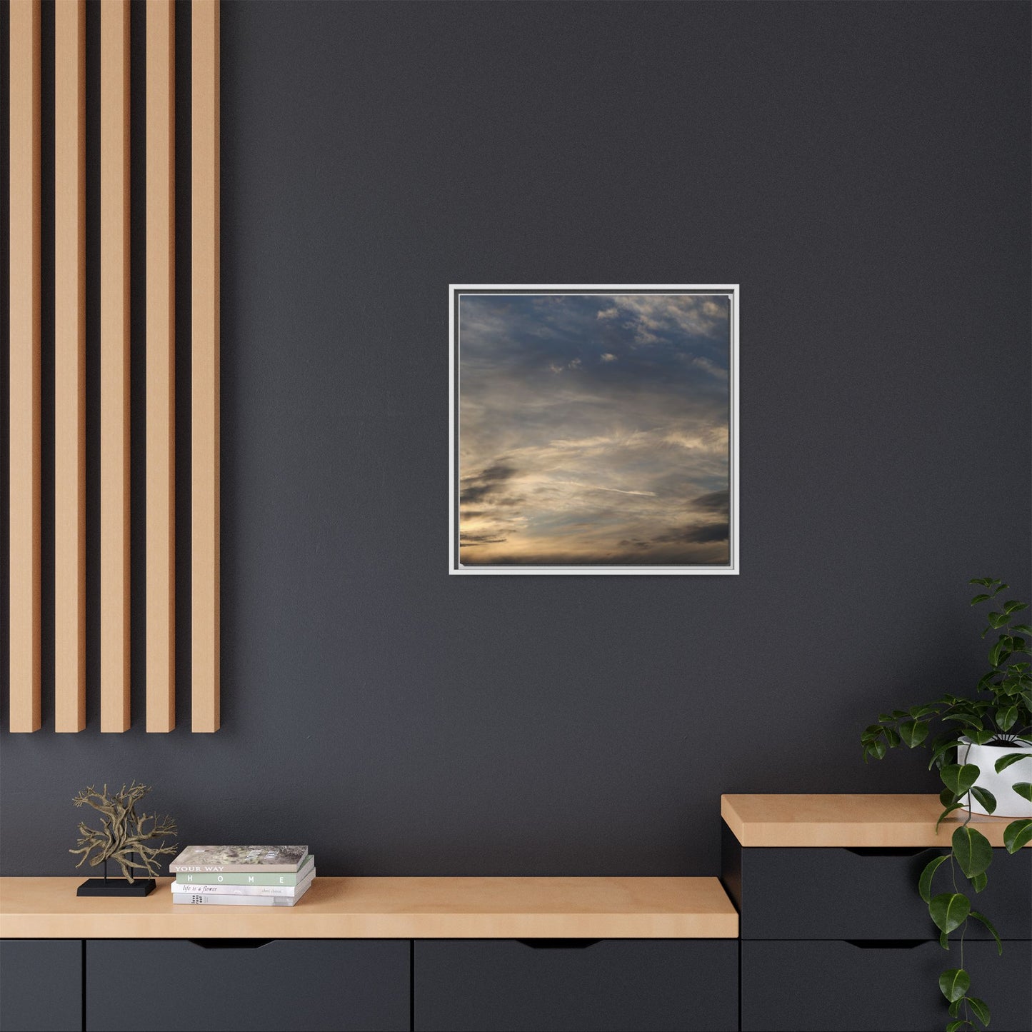 Clouded Thoughts - Unique Stretched Canvas Wall Art
