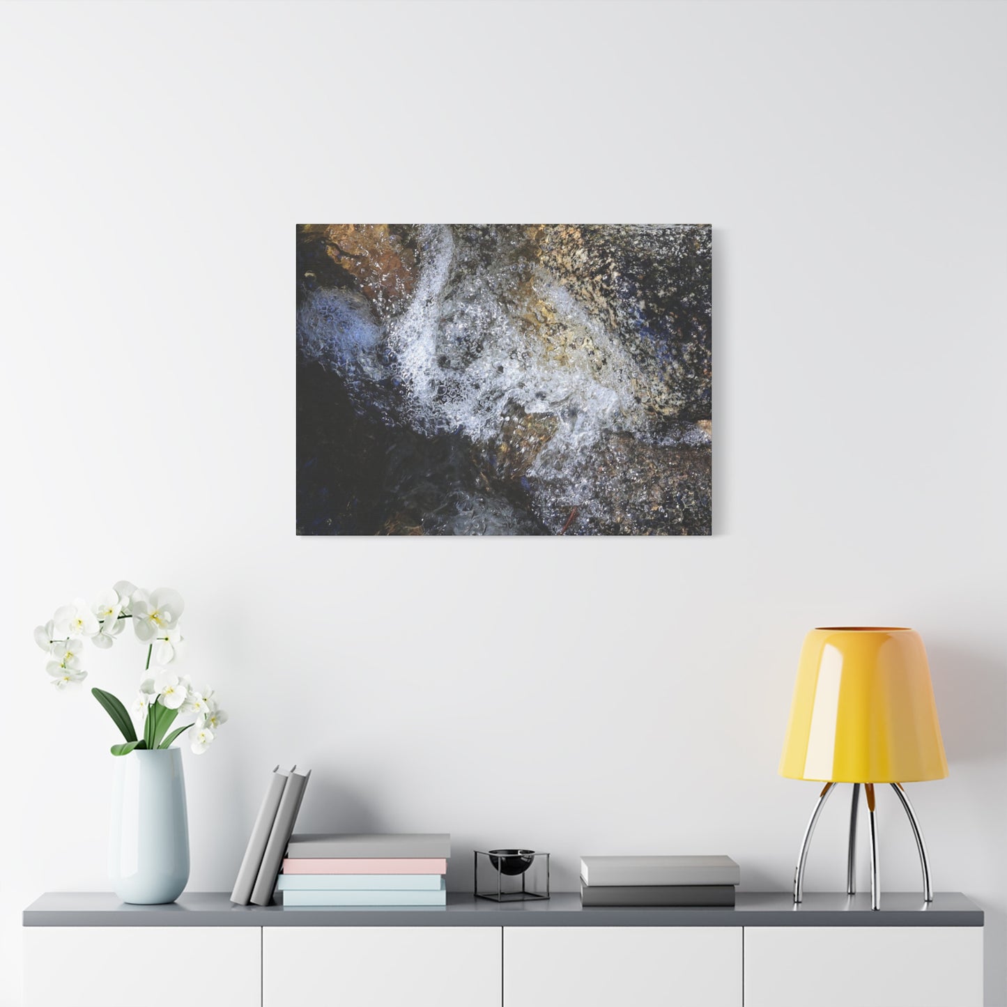 Liquid Stone - Unique Frameless Canvas Wall Art