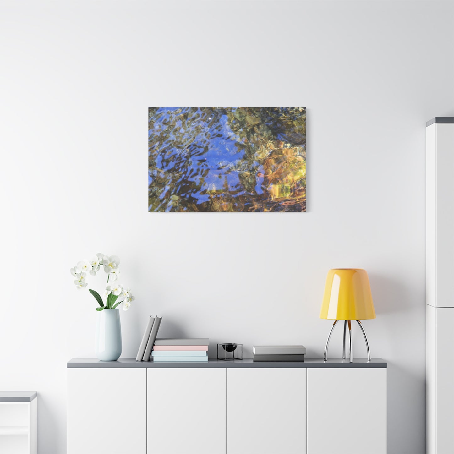 Water's Whisper - Unique Frameless Canvas Wall Art