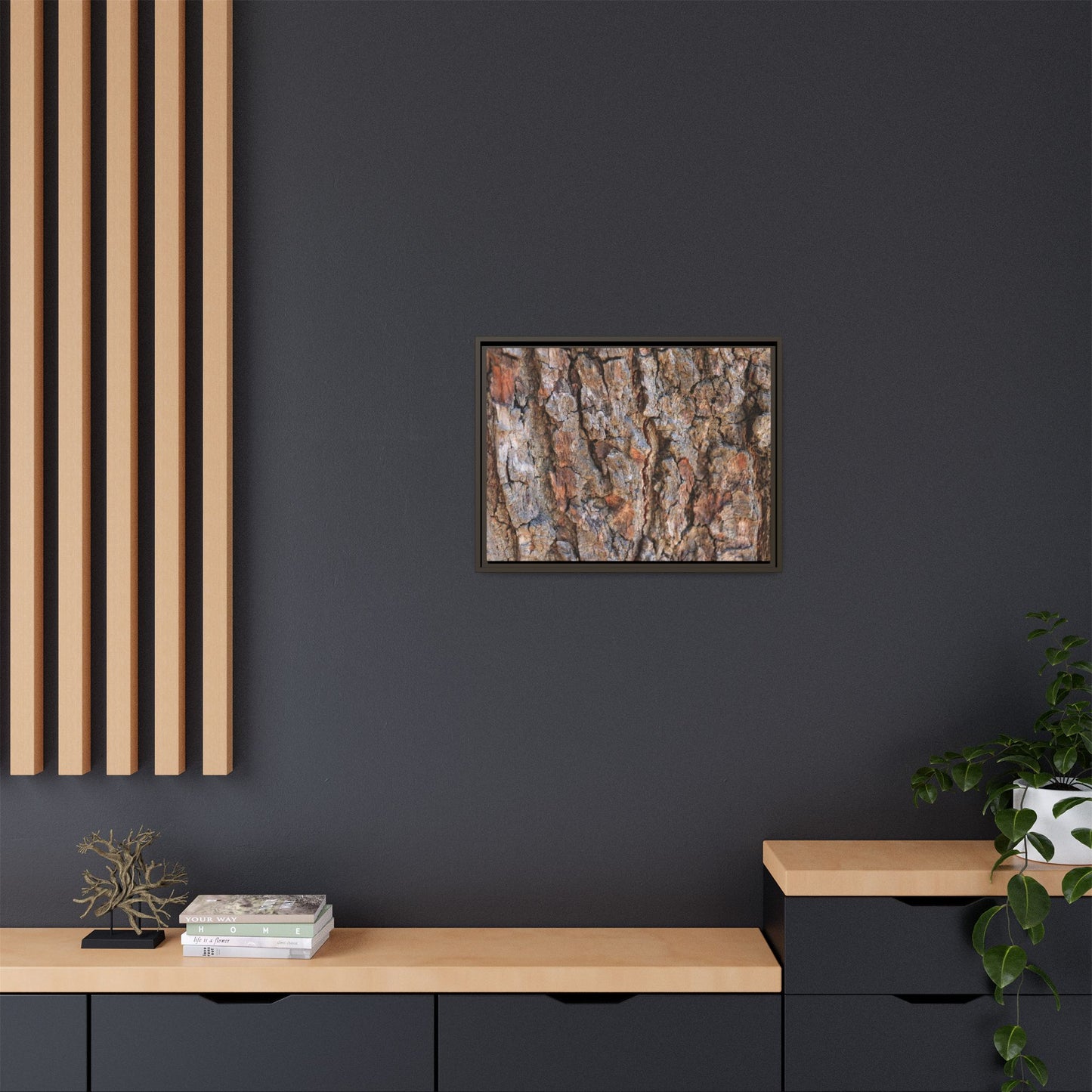 Tree's Timeworn Tale - Unique Stretched Canvas Wall Art