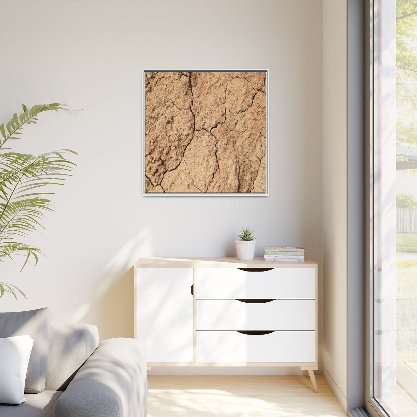 Parched Land - Unique Stretched Canvas Wall Art