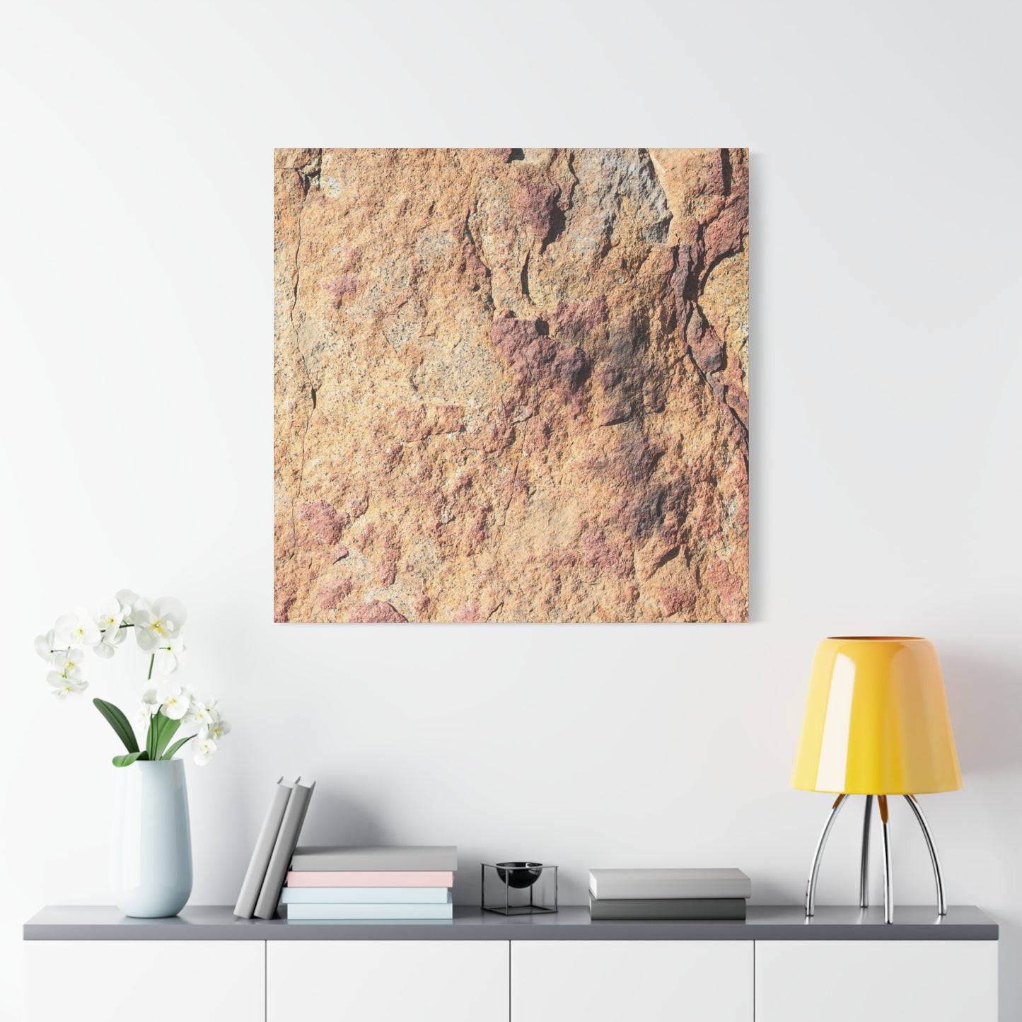 Terracotta Tears - Unique Frameless Canvas Wall Art