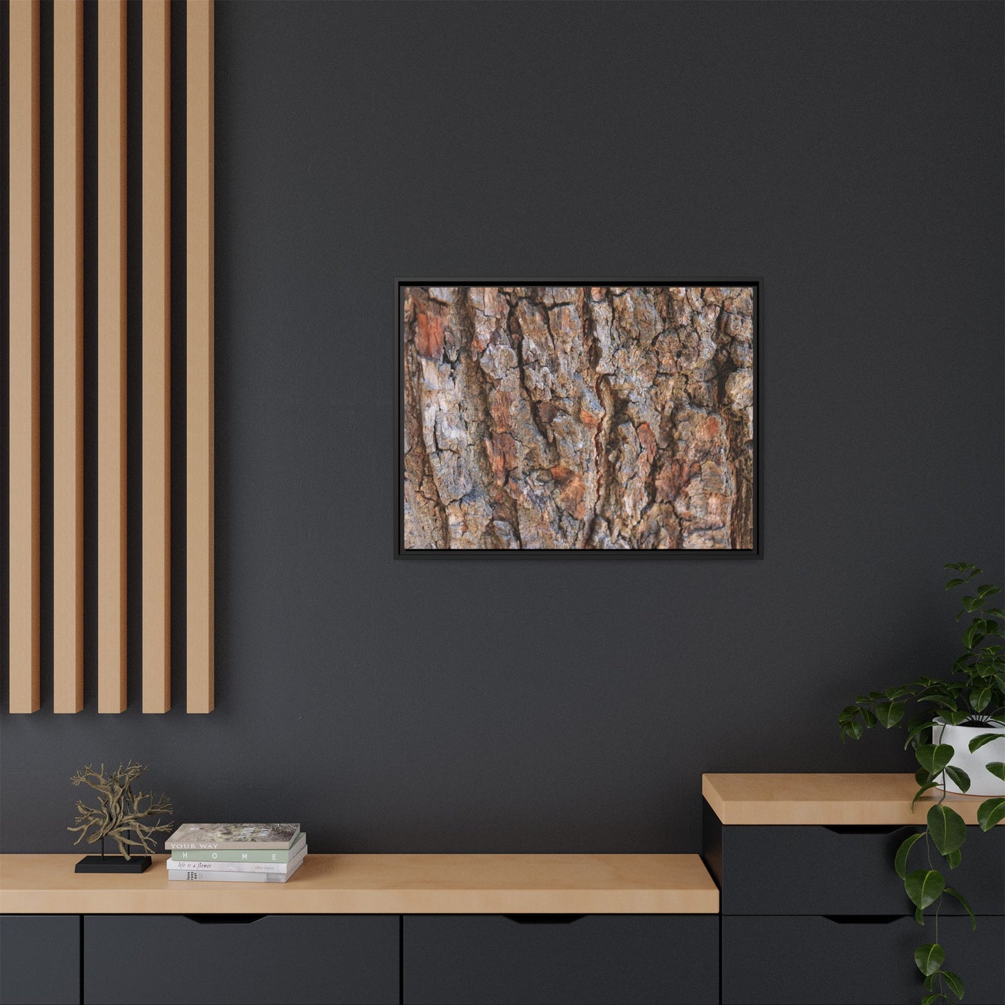 Tree's Timeworn Tale - Unique Stretched Canvas Wall Art