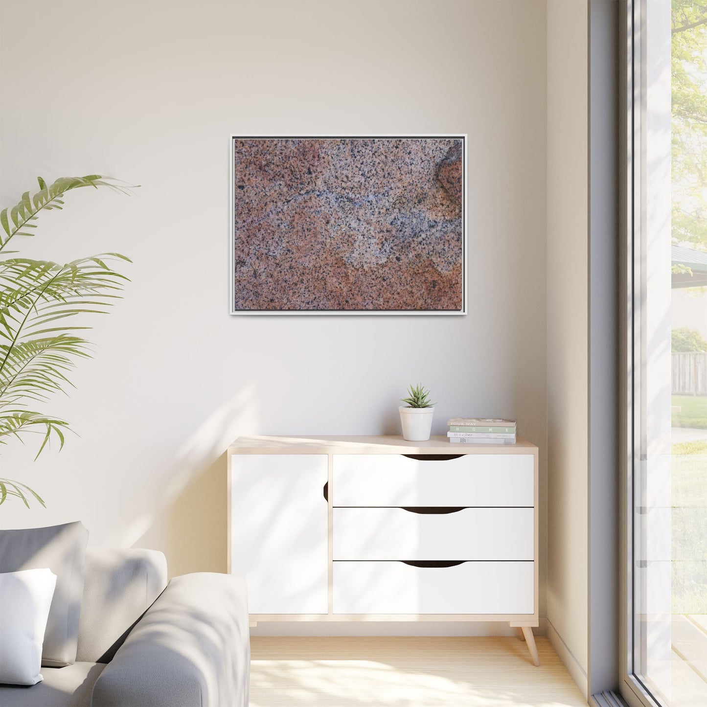 Earthen Mosaic - Unique Stretched Canvas Wall Art