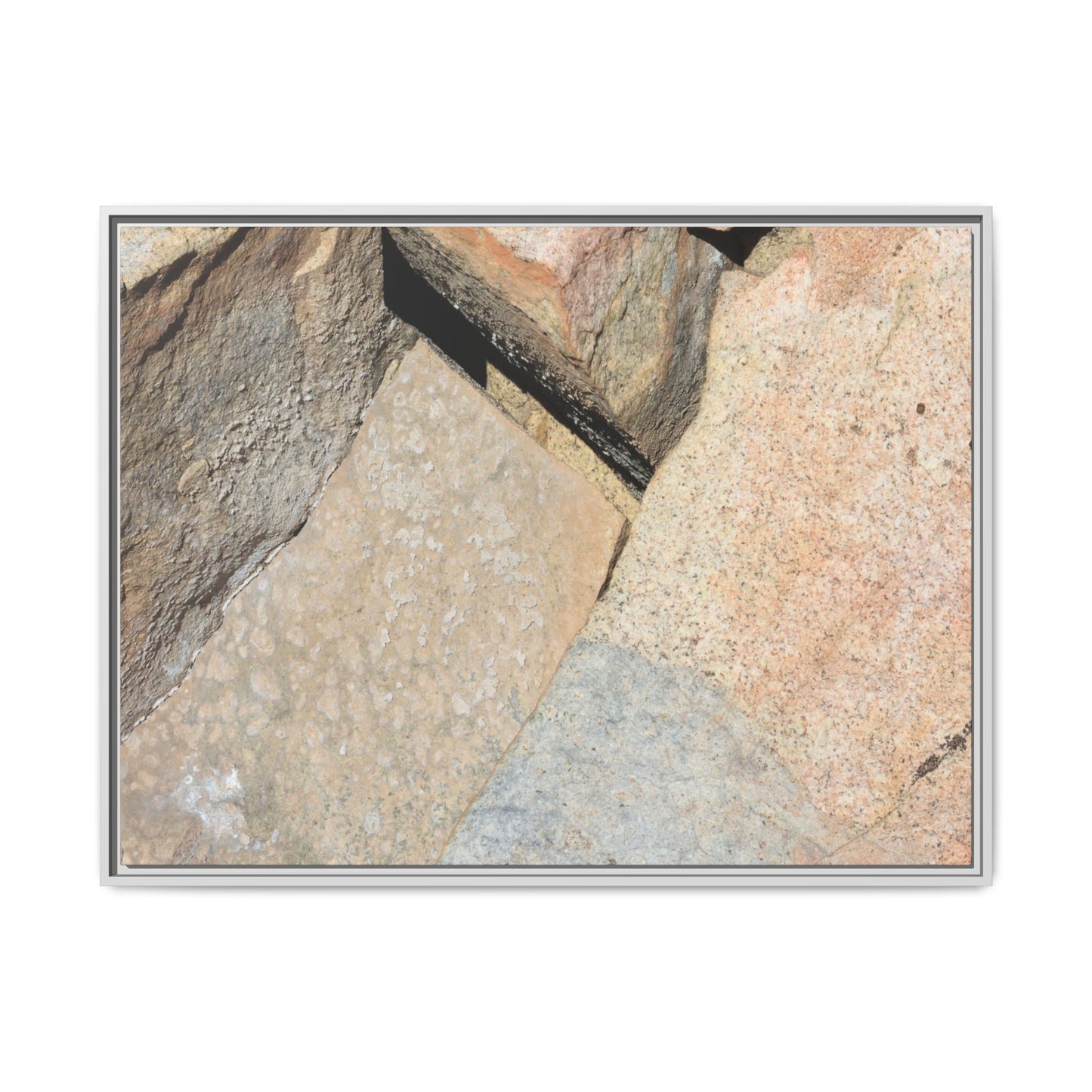 Rock Fragment - Unique Stretched Canvas Wall Art