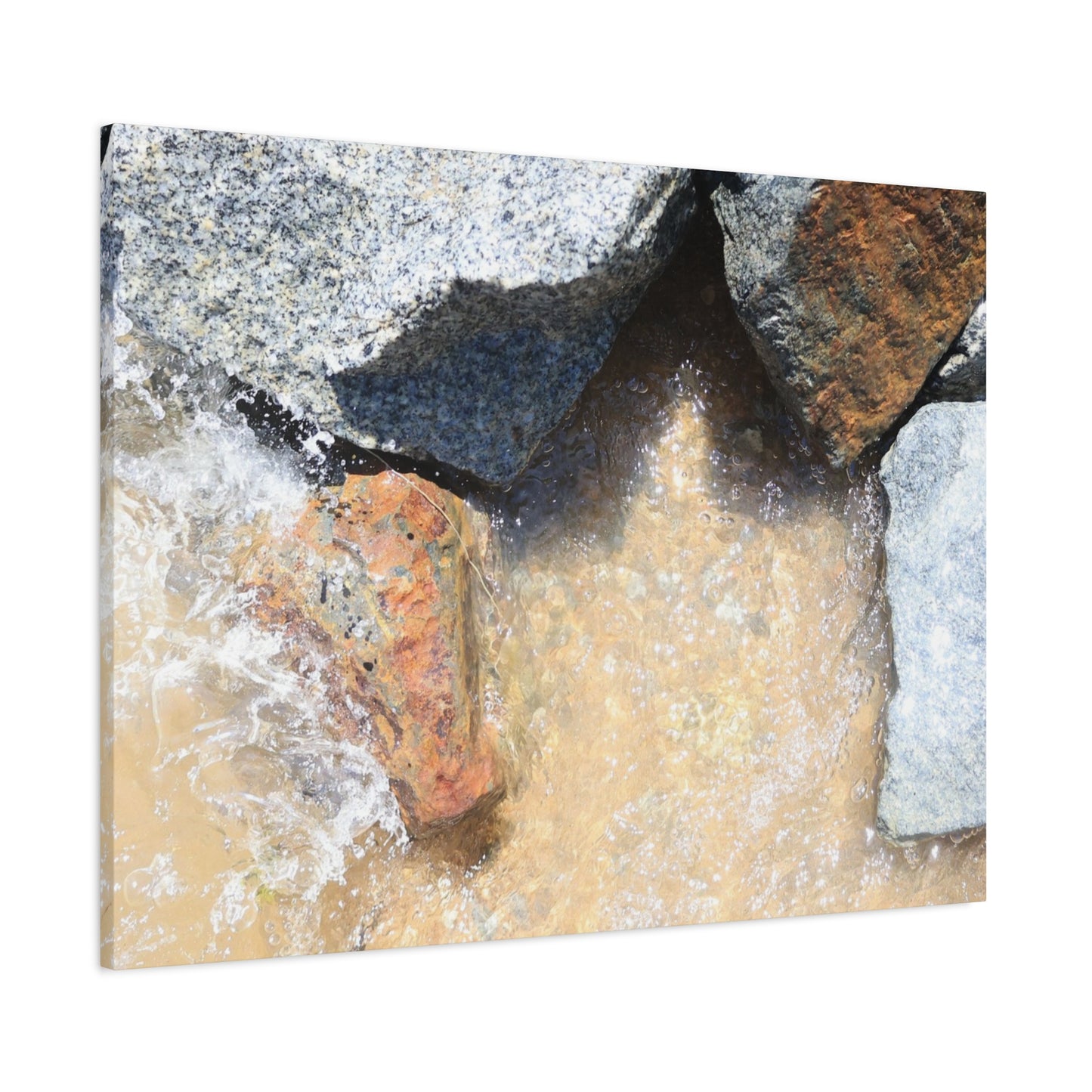 Rocky Embrace - Unique Frameless Canvas Wall Art