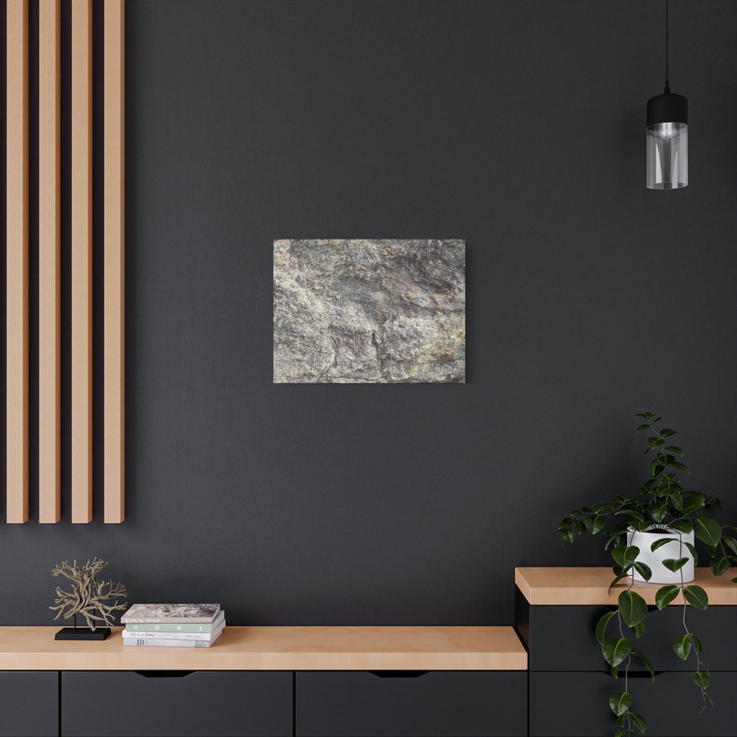 Granite Memory - Unique Frameless Canvas Wall Art