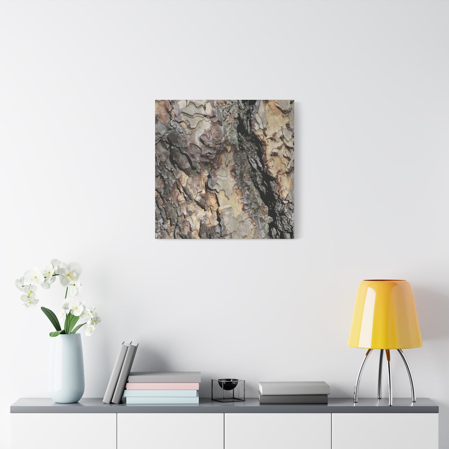 Wooden Labyrinth - Unique Frameless Canvas Wall Art