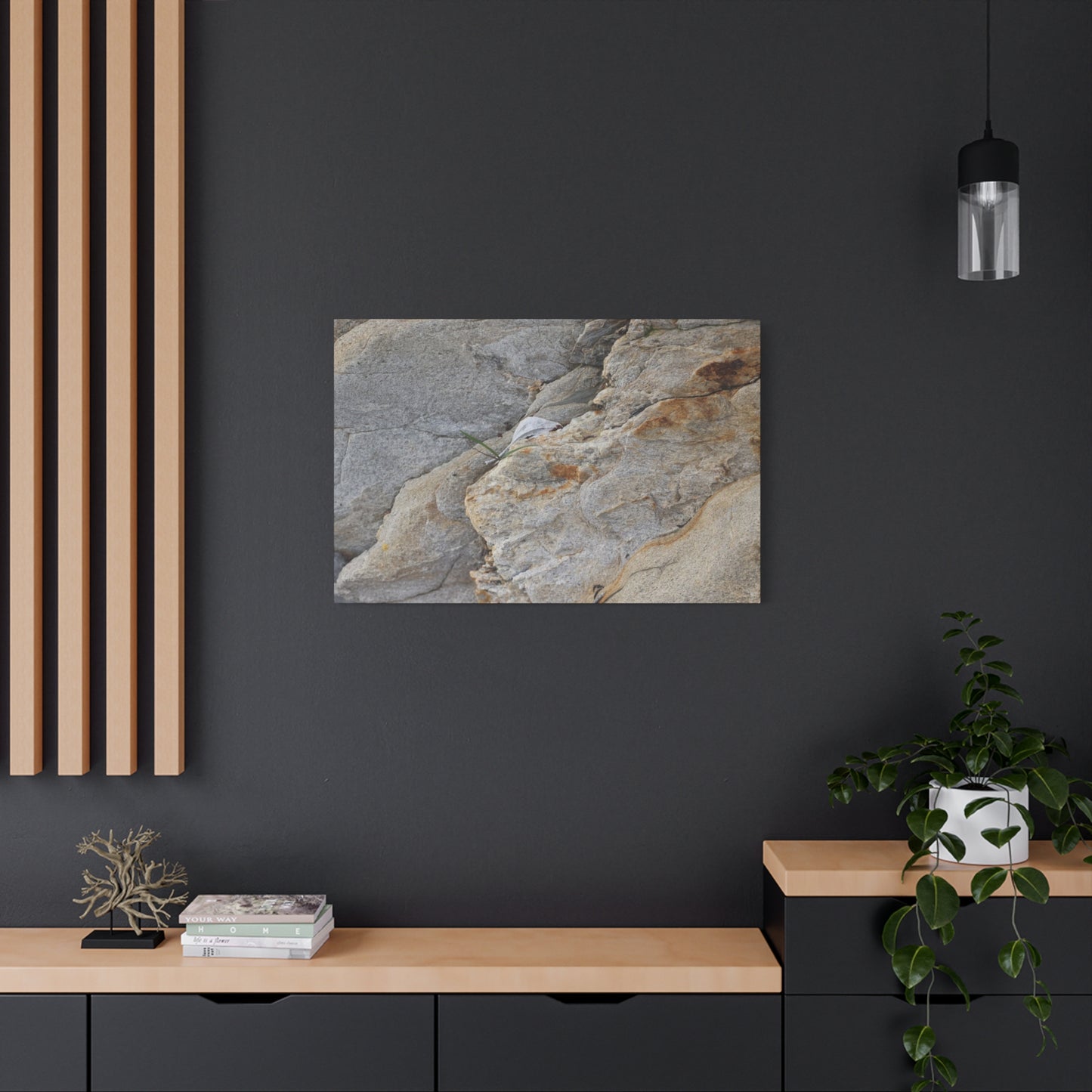 Fractal Earth - Unique Frameless Canvas Wall Art