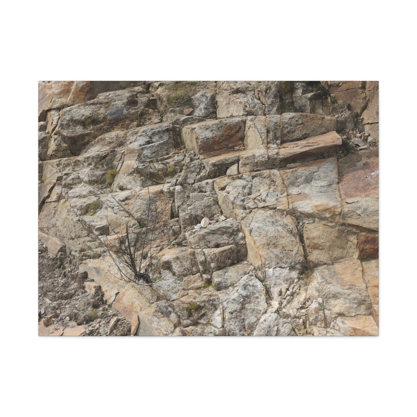 Broken Rock Canvas - Unique Frameless Canvas Wall Art