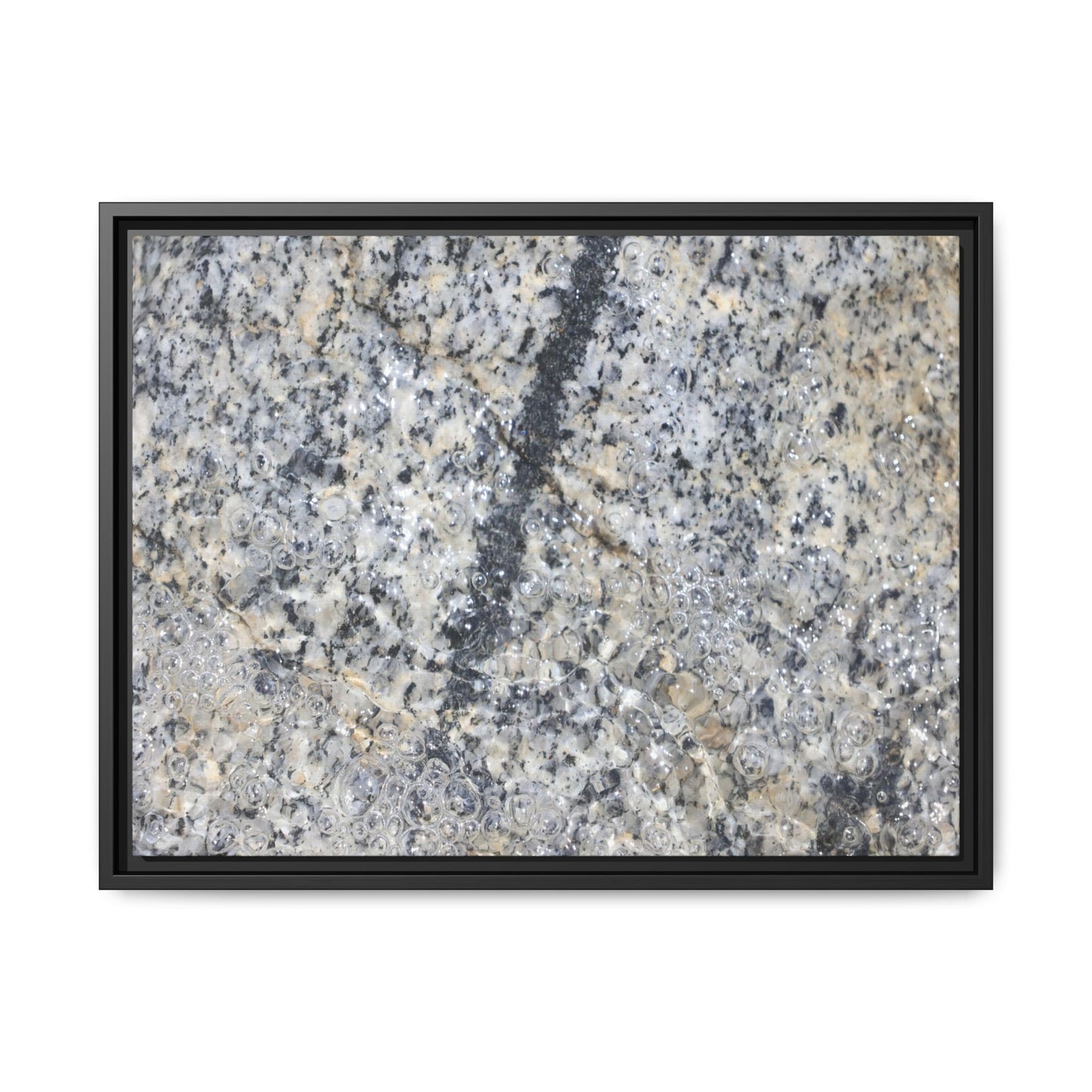 Granite Bubbles - Unique Stretched Canvas Wall Art