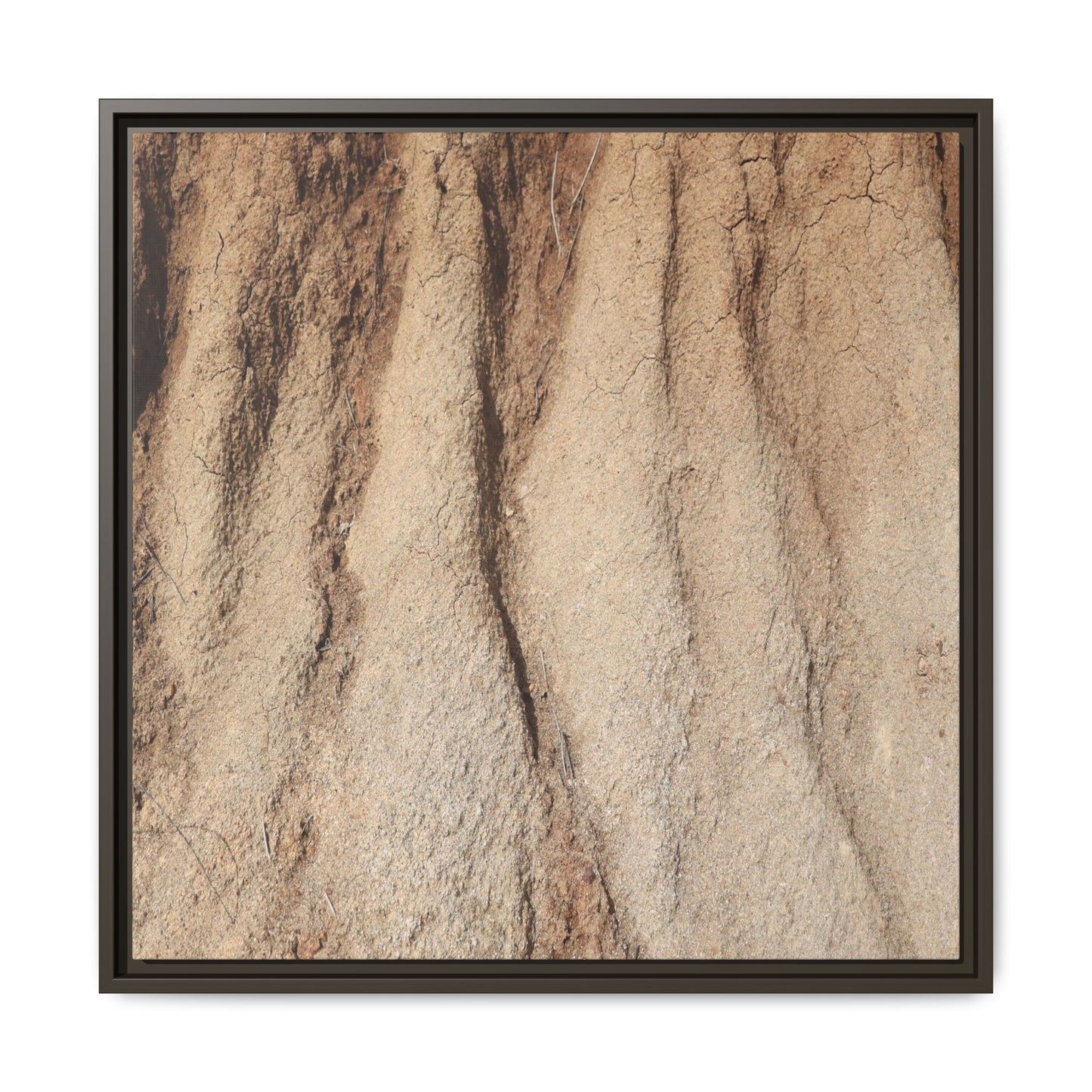 Eroded Canyon Walls - Unique Stretched Canvas Wall Art