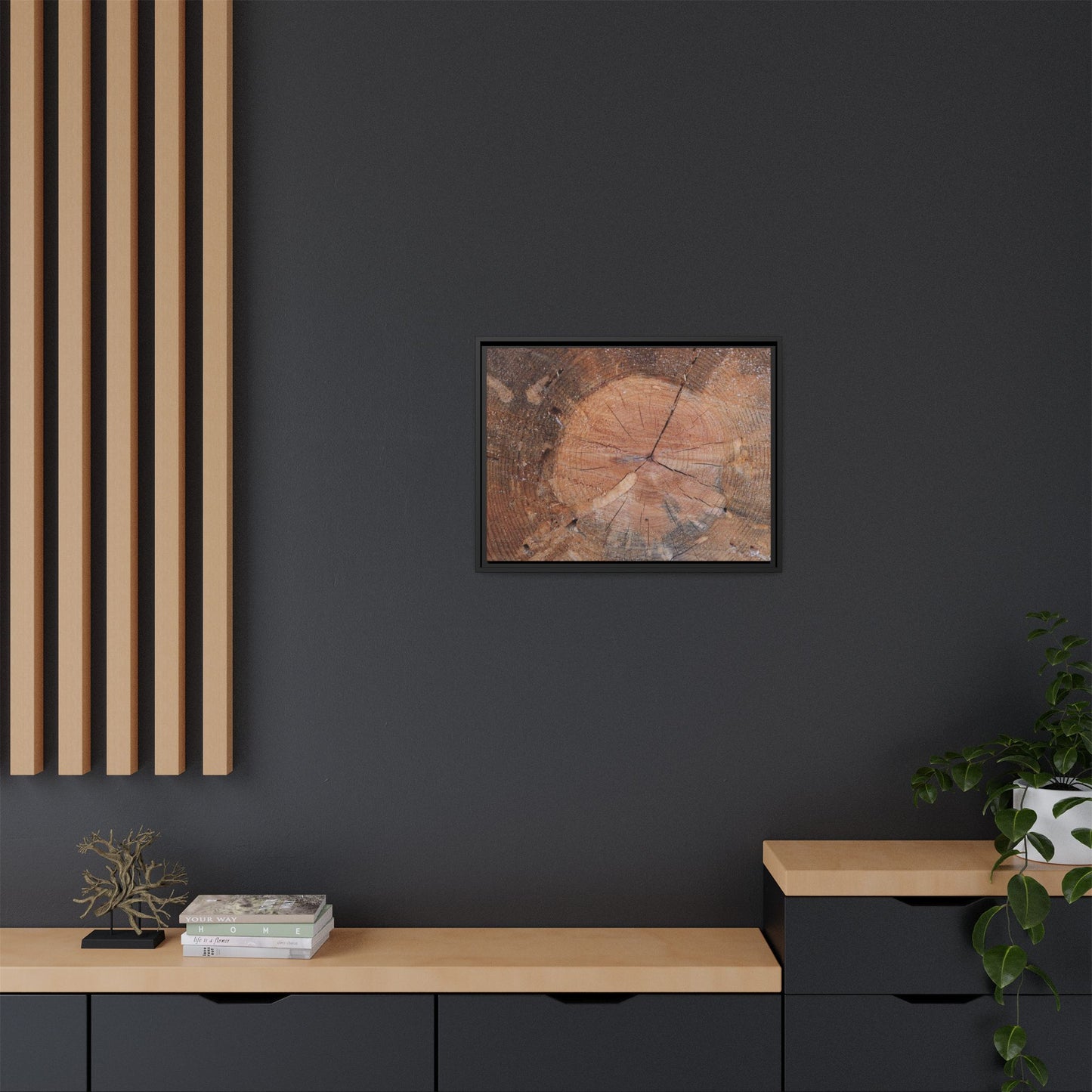 Concentric Memories - Unique Stretched Canvas Wall Art