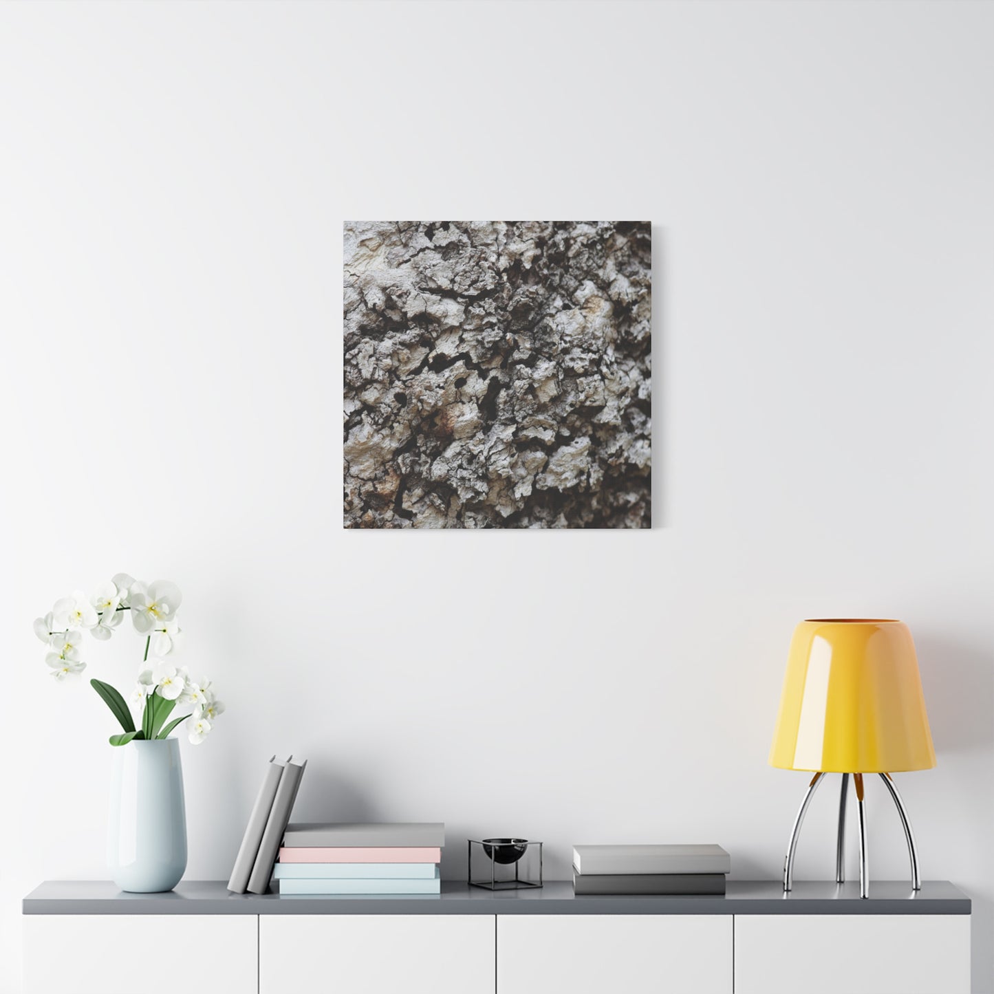 Cracked Earth Tapestry - Unique Frameless Canvas Wall Art