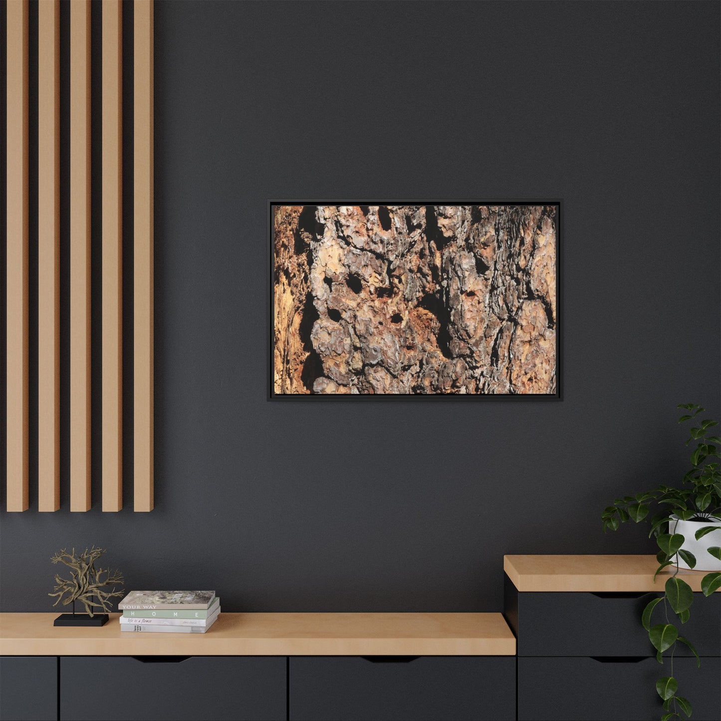 Rugged Rhythms - Unique Stretched Canvas Wall Art