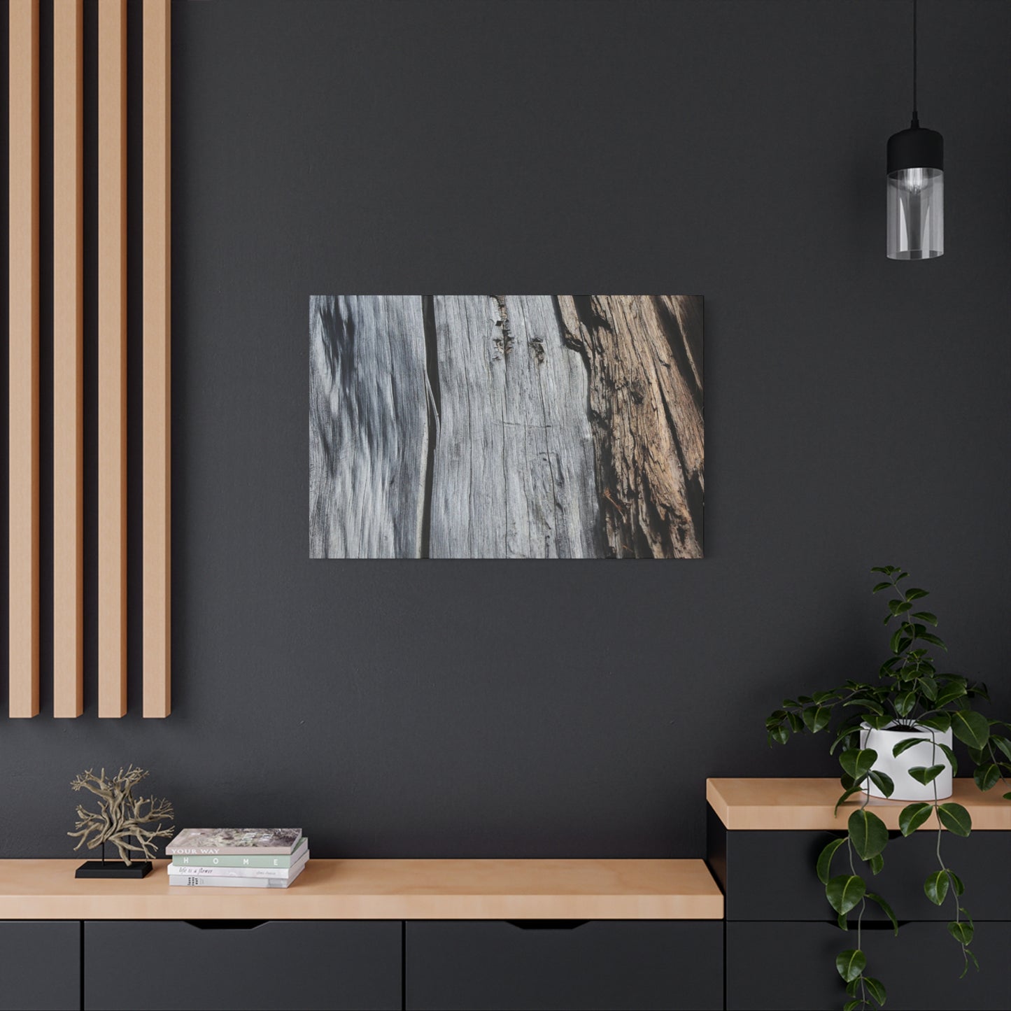 Fracture Lines - Unique Frameless Canvas Wall Art