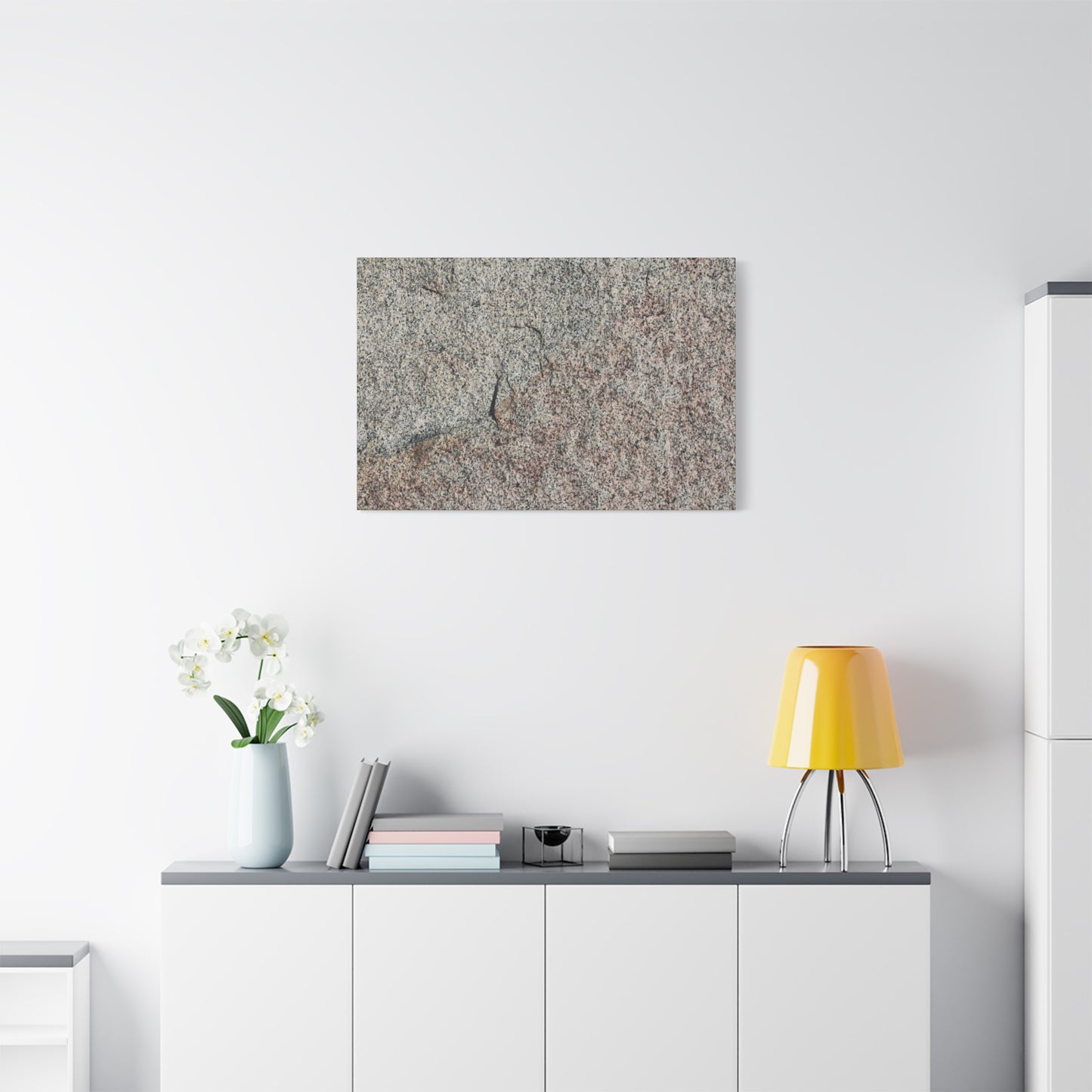 Tectonic Murmur - Unique Frameless Canvas Wall Art