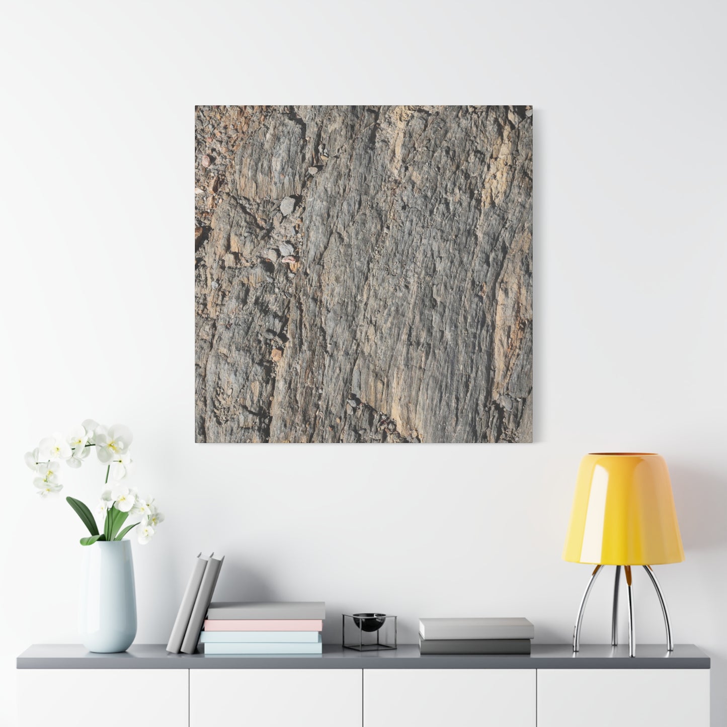 Bark Echoes - Unique Frameless Canvas Wall Art