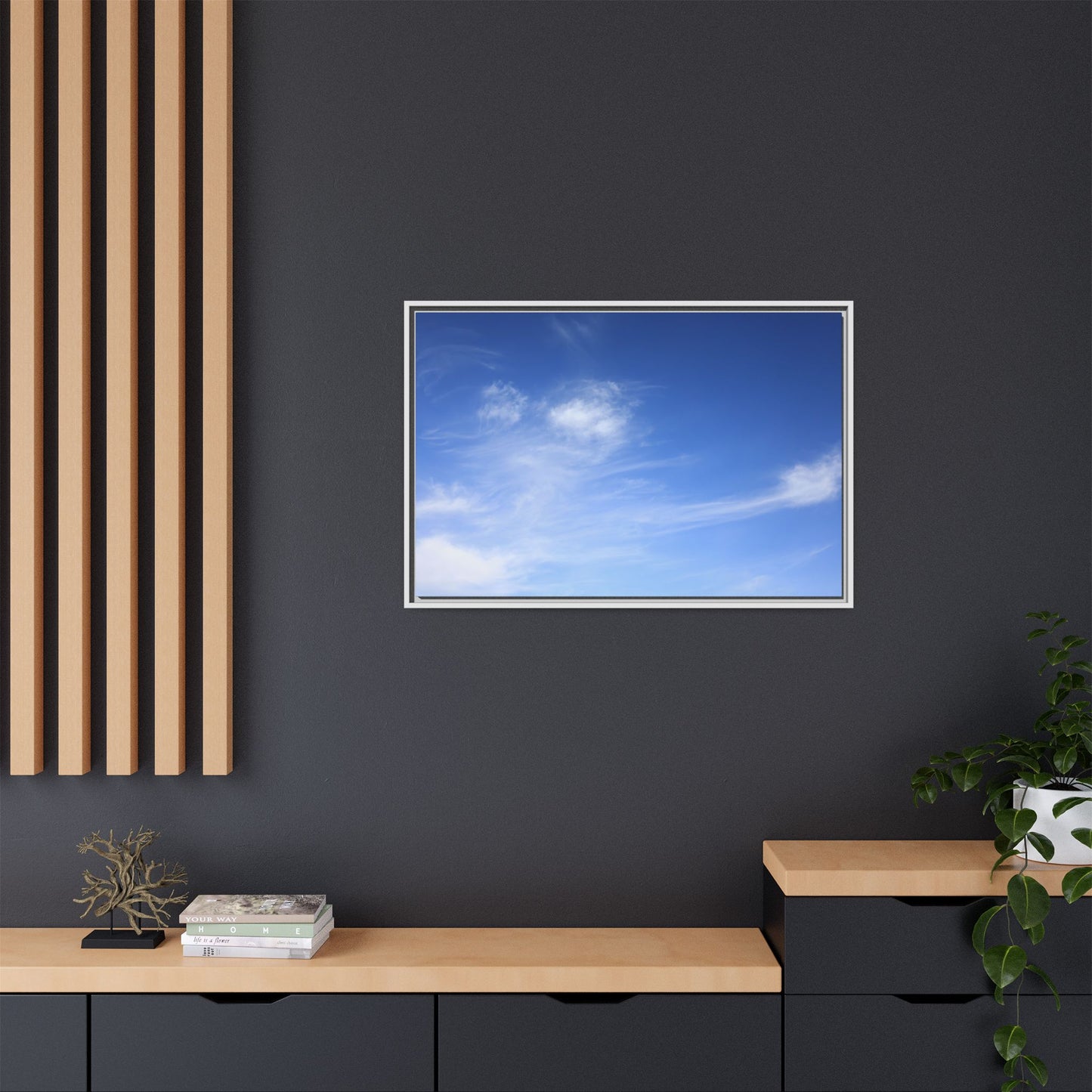 Blue Serenity - Unique Stretched Canvas Wall Art