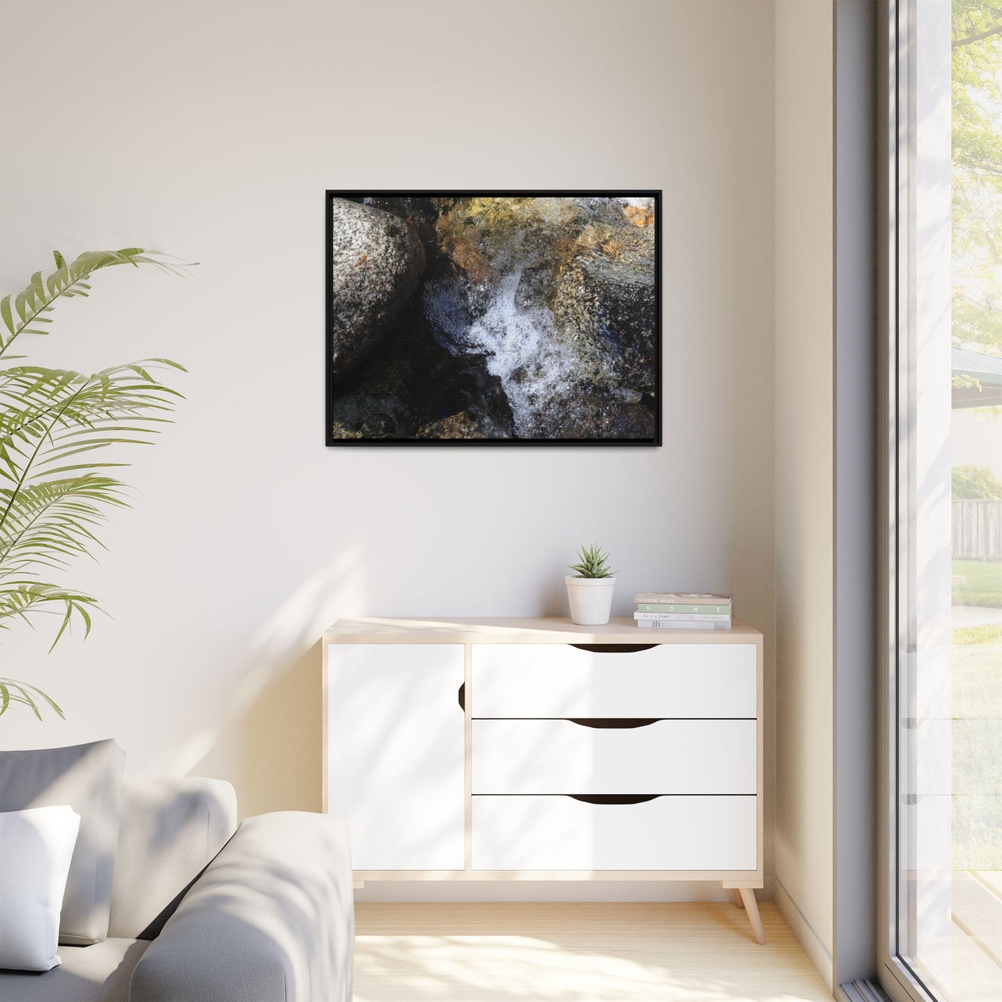 Nature's Turbulence - Unique Stretched Canvas Wall Art