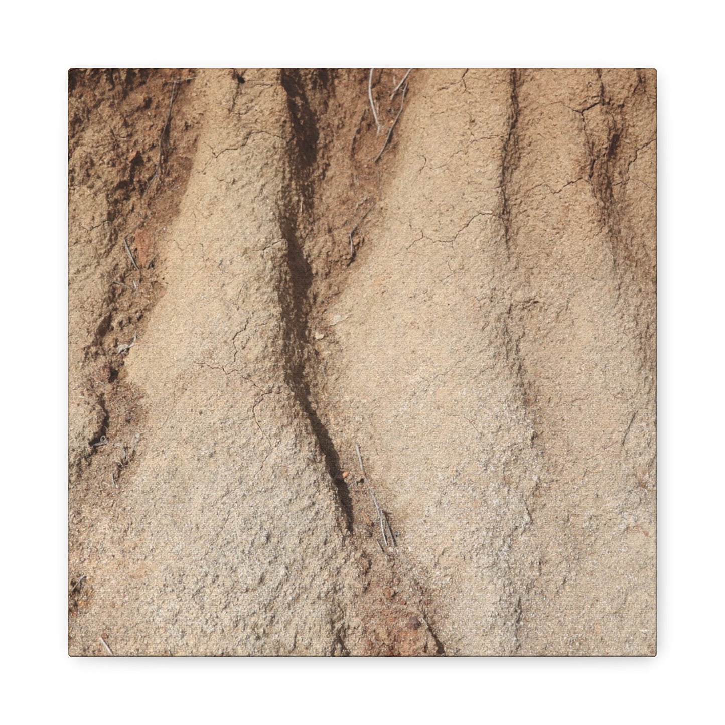 Weathered Earth - Unique Frameless Canvas Wall Art