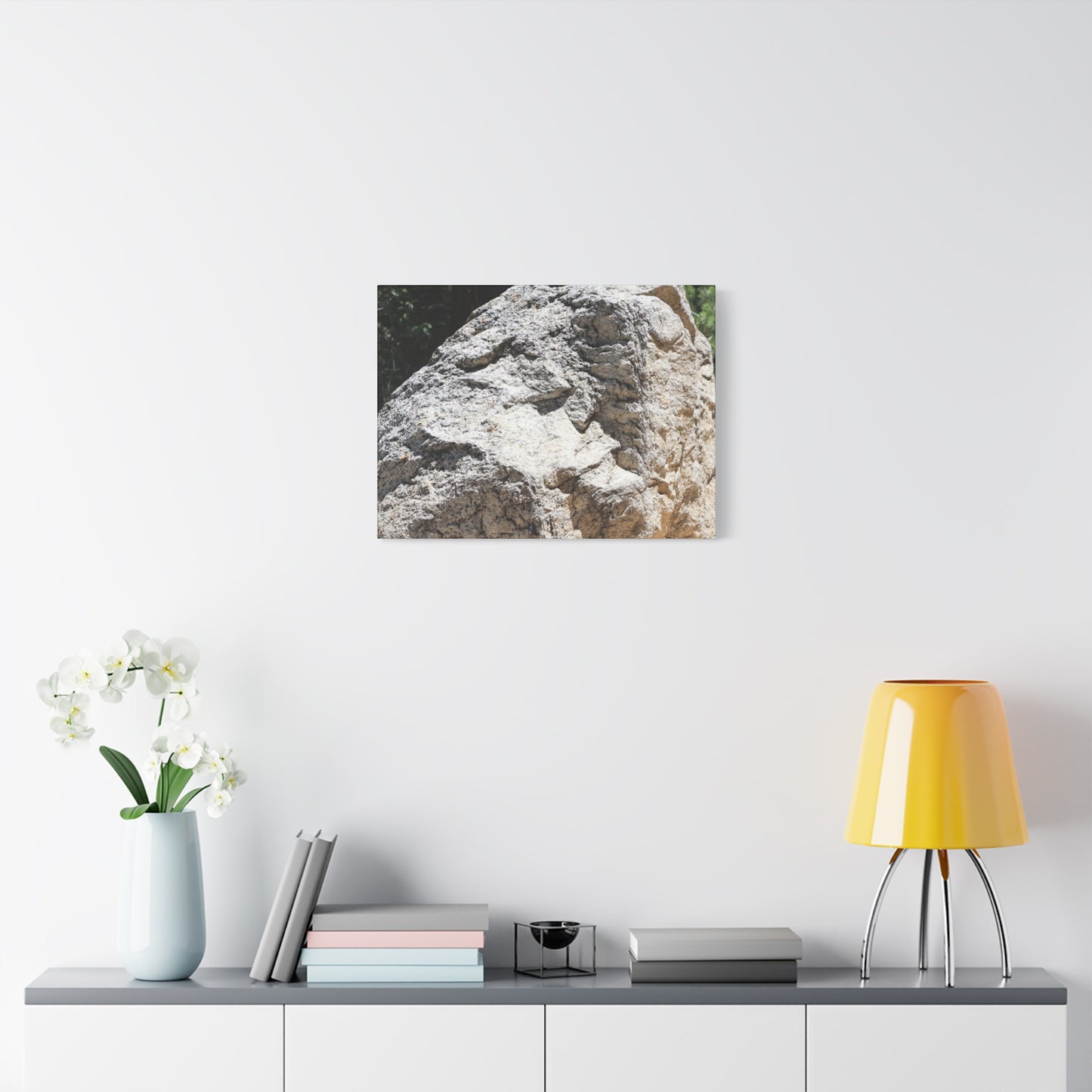 Stone of Solitude - Unique Frameless Canvas Wall Art