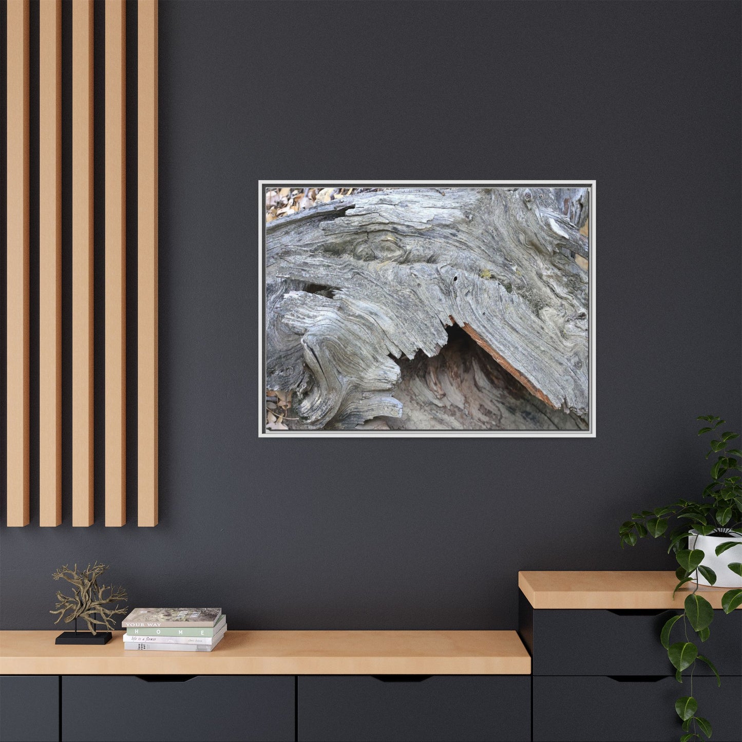 Driftwood Dreams - Unique Stretched Canvas Wall Art