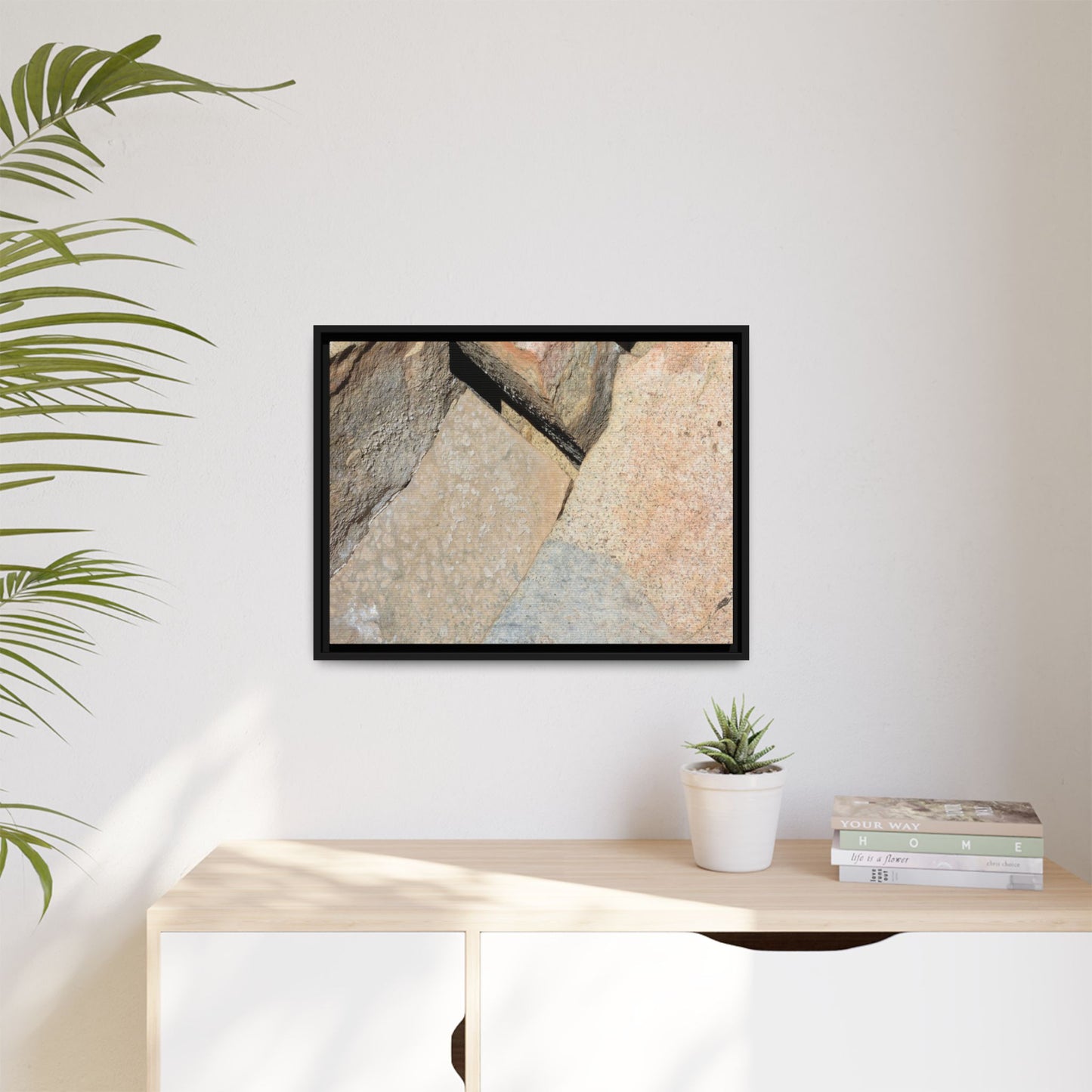 Rock Fragment - Unique Stretched Canvas Wall Art