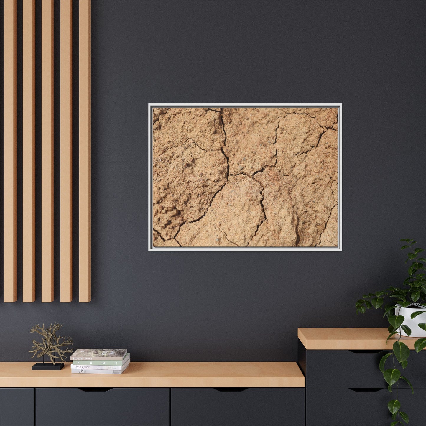 Parched Land - Unique Stretched Canvas Wall Art