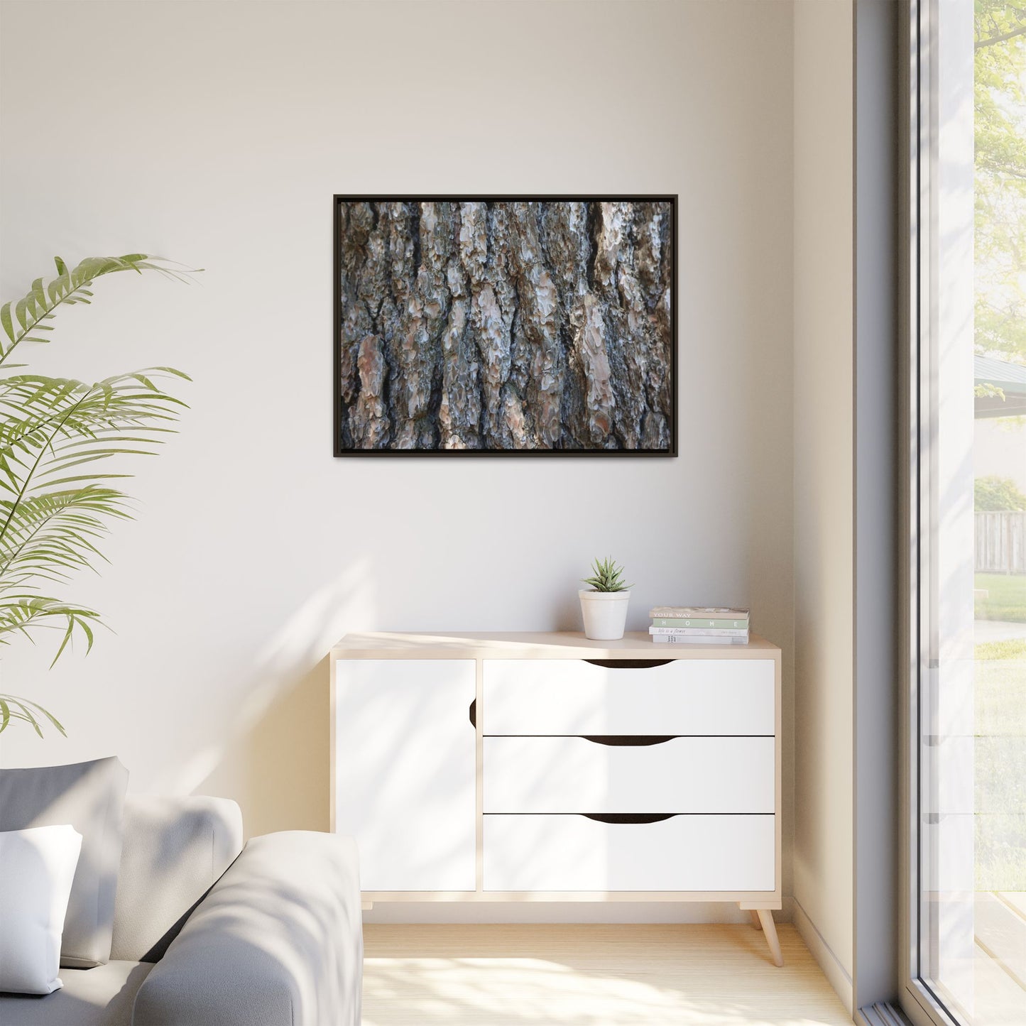Bark Whispers - Unique Stretched Canvas Wall Art