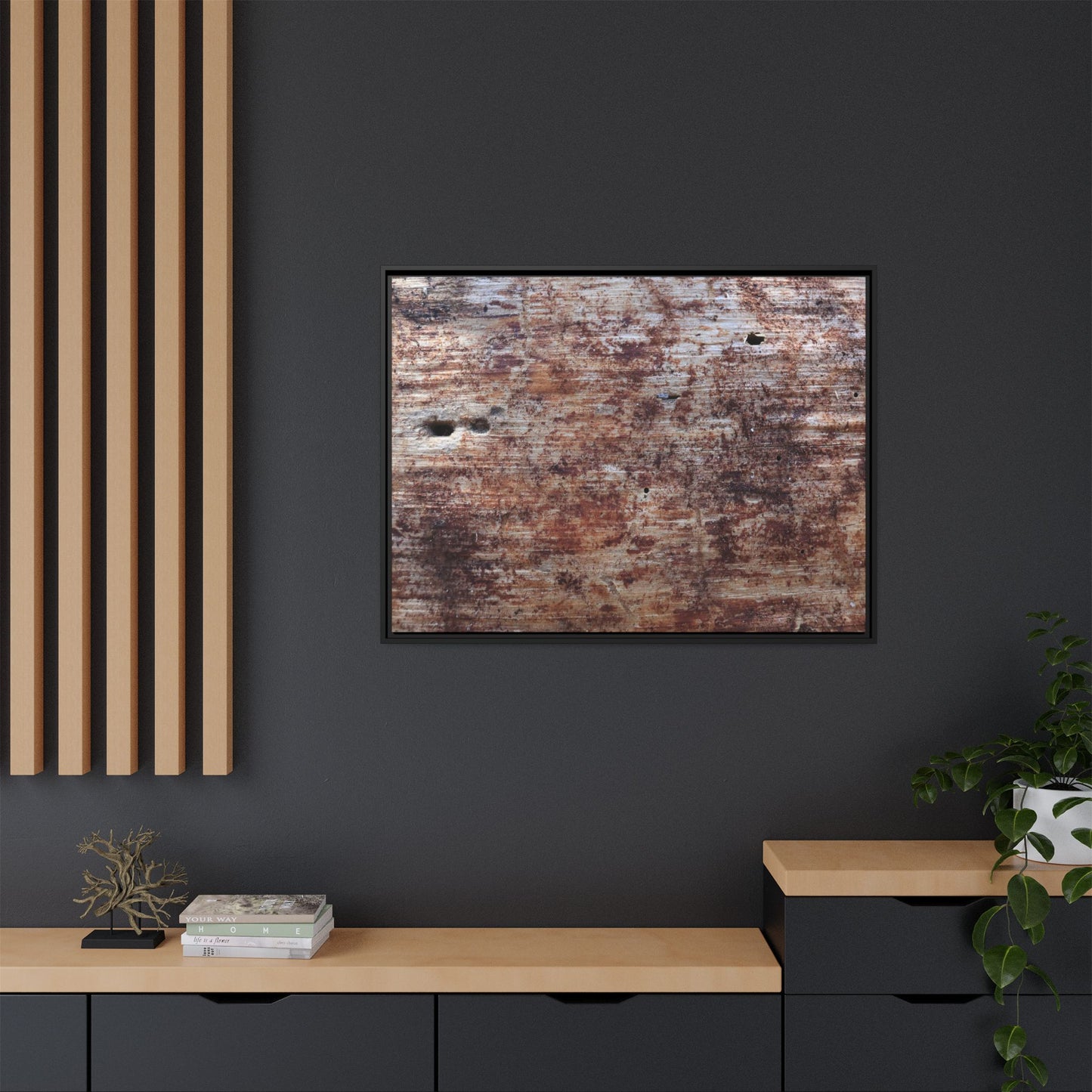 Rustic Textures - Unique Stretched Canvas Wall Art