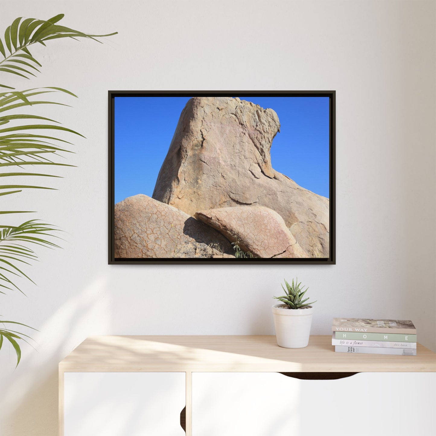 Rocky Sentinel - Unique Stretched Canvas Wall Art