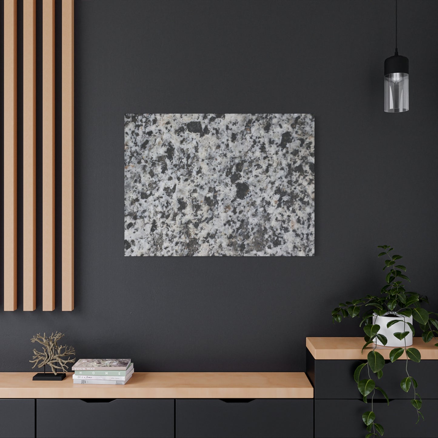 Grainy Whispers - Unique Frameless Canvas Wall Art