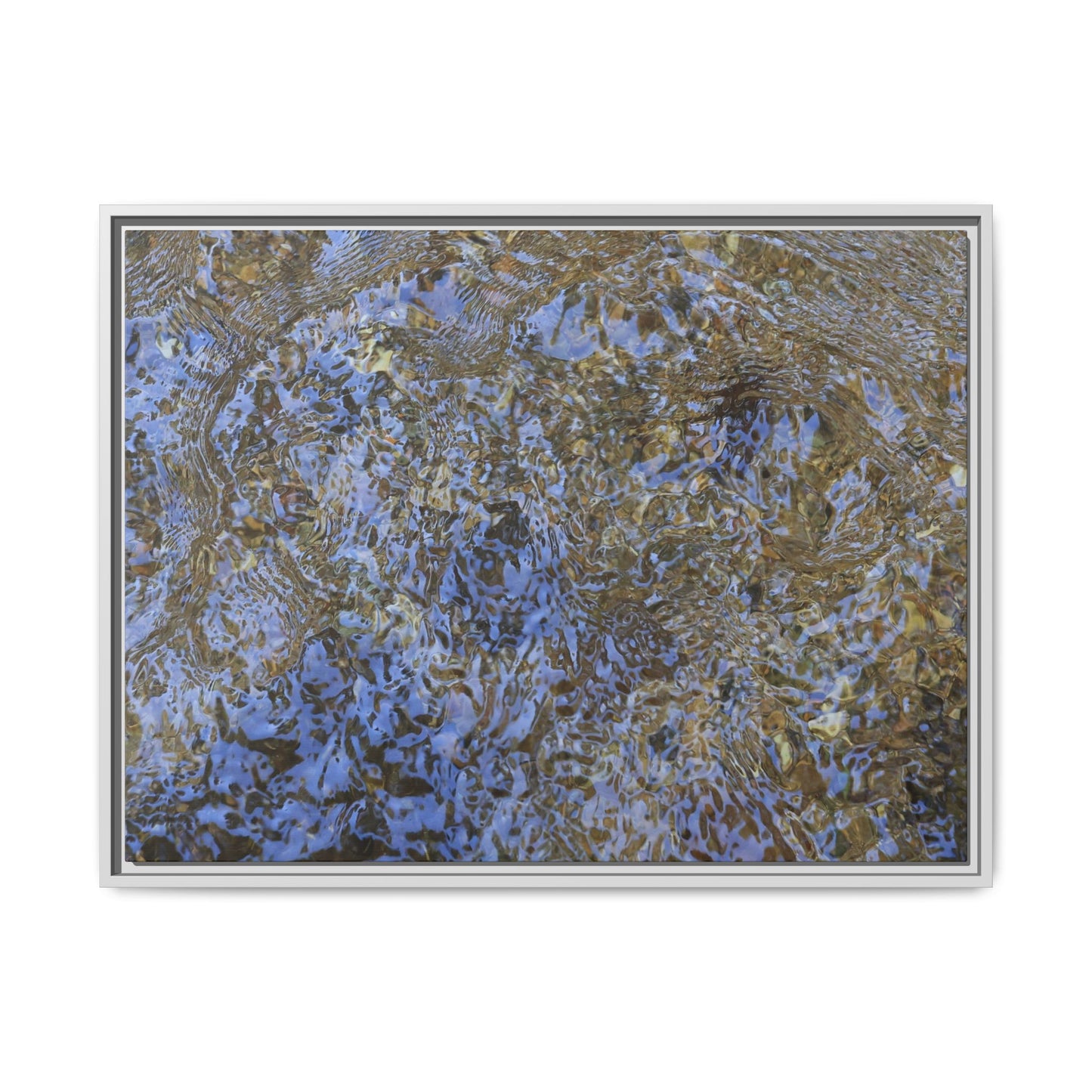 Aquatic Reflections - Unique Stretched Canvas Wall Art