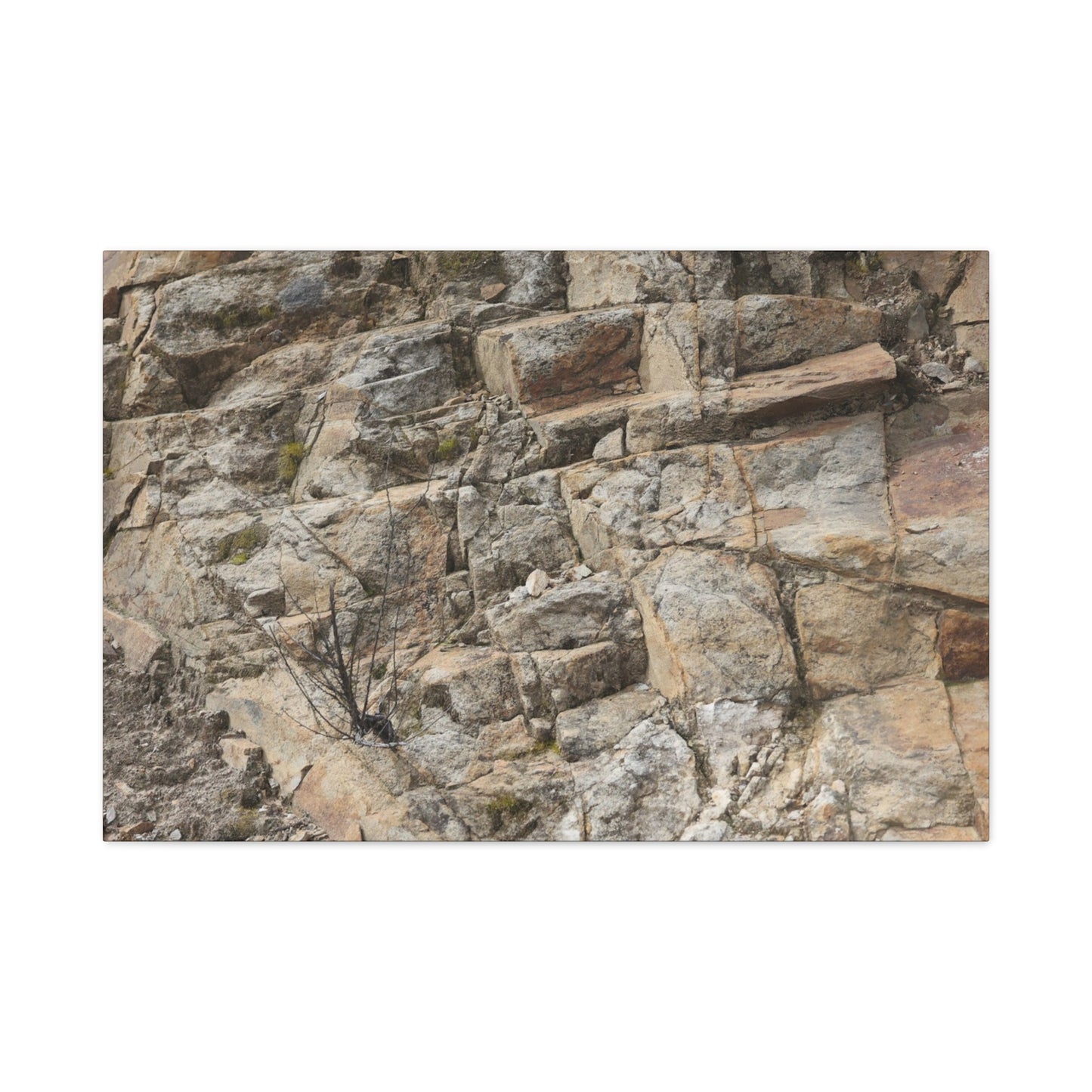 Broken Rock Canvas - Unique Frameless Canvas Wall Art