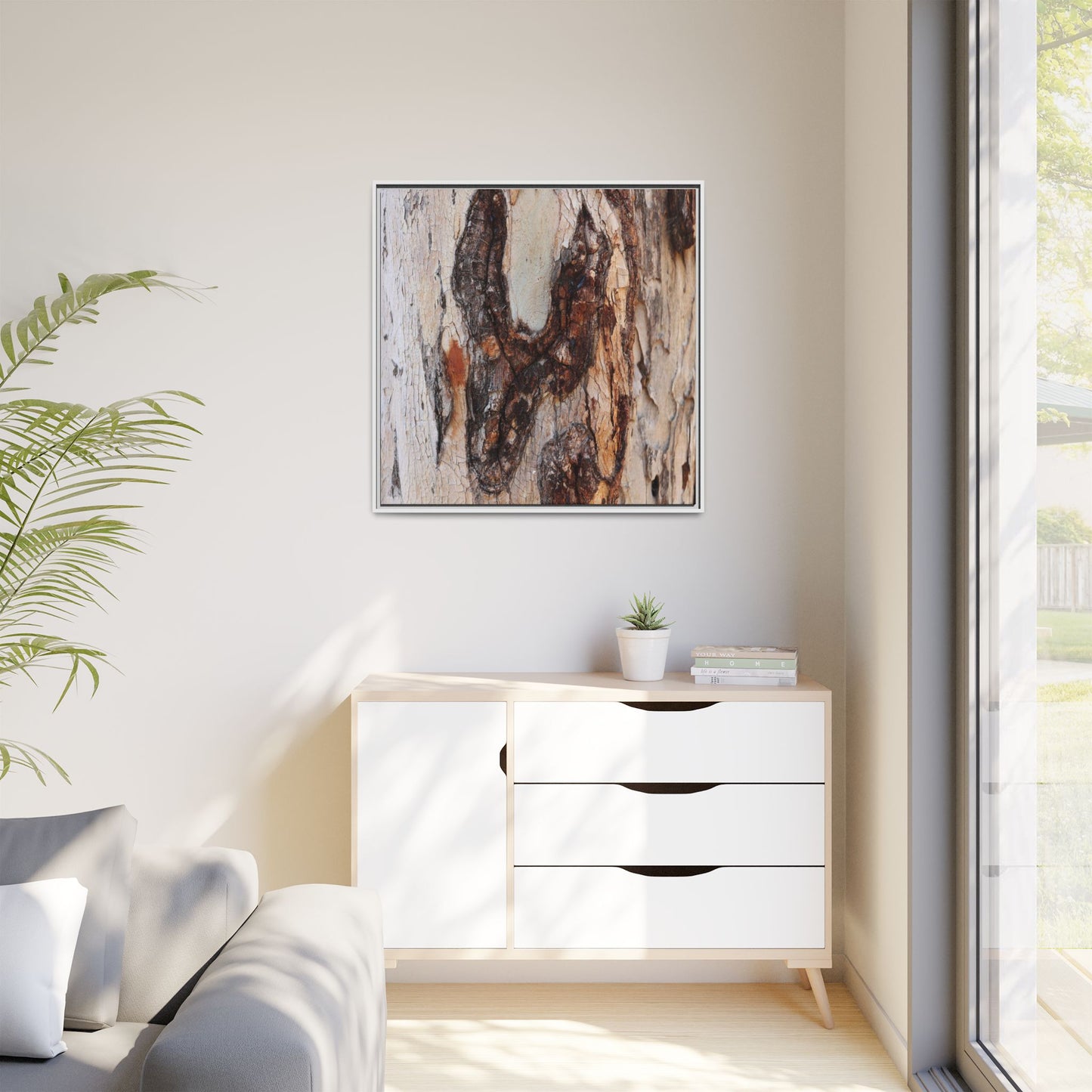 Texture of Time - Unique Stretched Canvas Wall Art