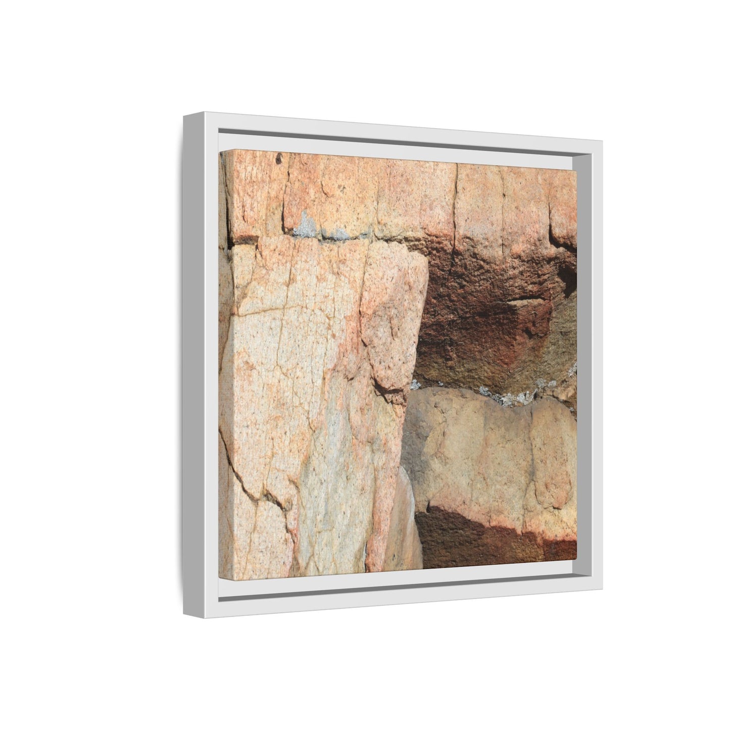 Fractured Stone - Unique Stretched Canvas Wall Art