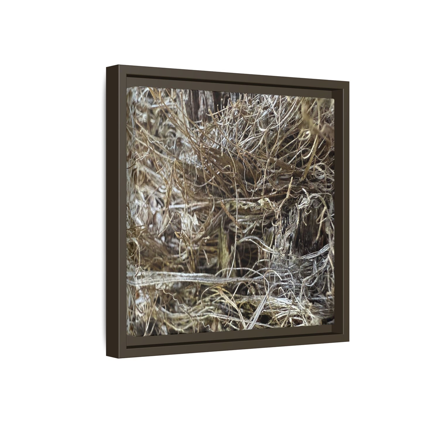 Tangled Whispers of Autumn - Unique Stretched Canvas Wall Art