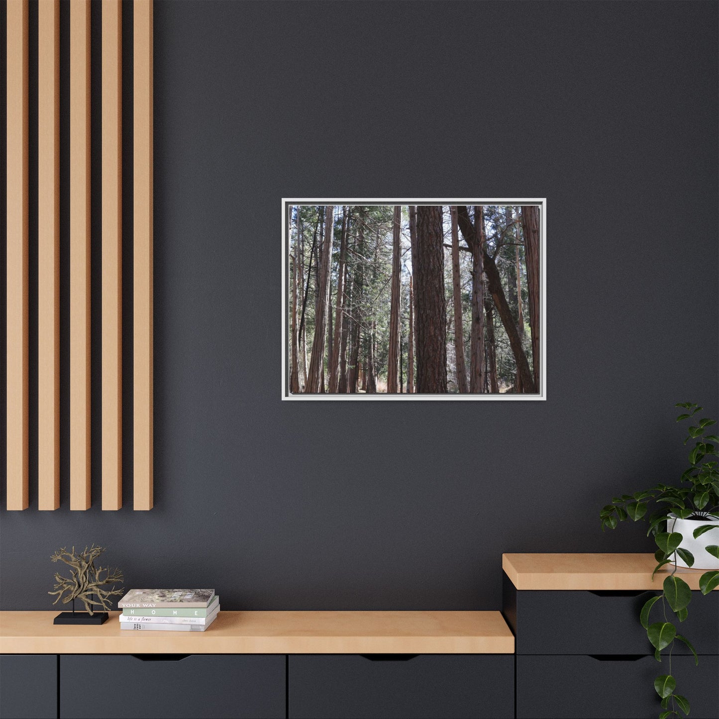 Forest Cathedral - Unique Stretched Canvas Wall Art