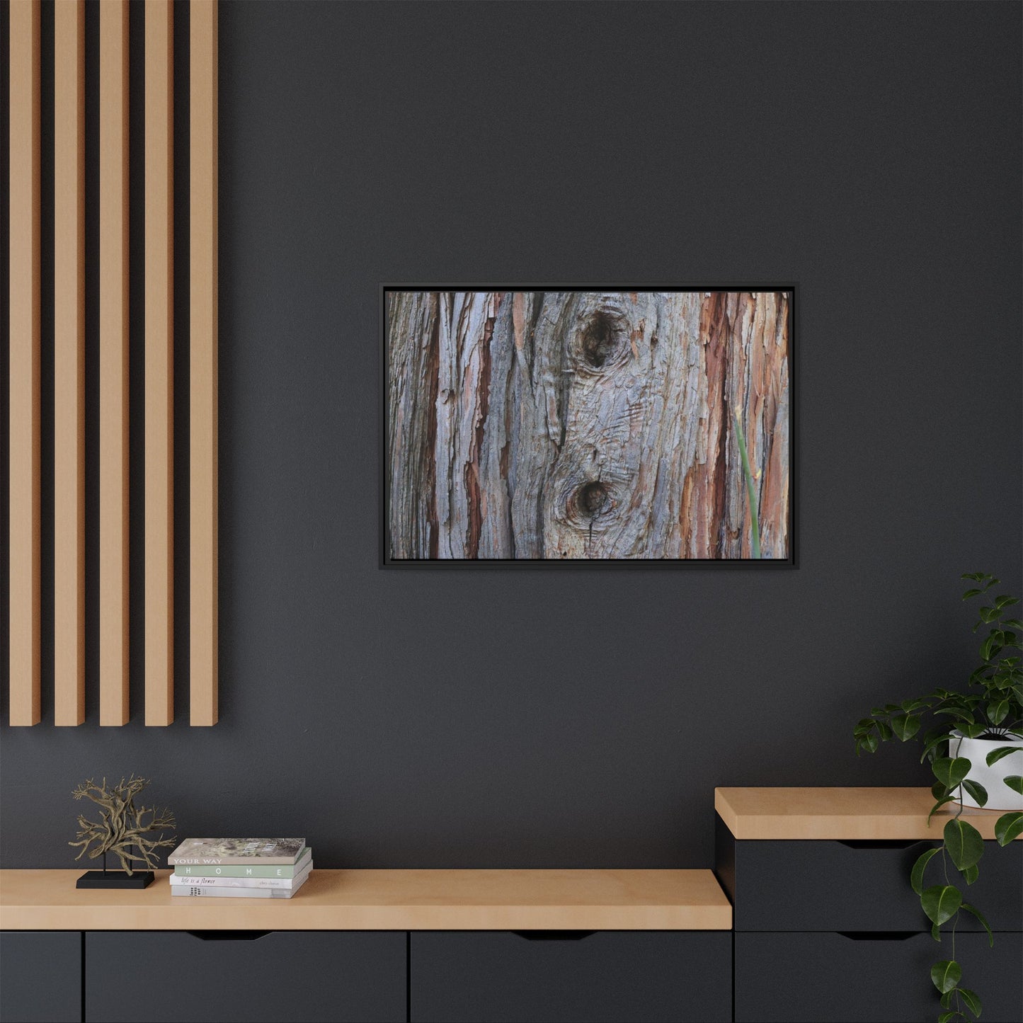 Knotty Nature - Unique Stretched Canvas Wall Art